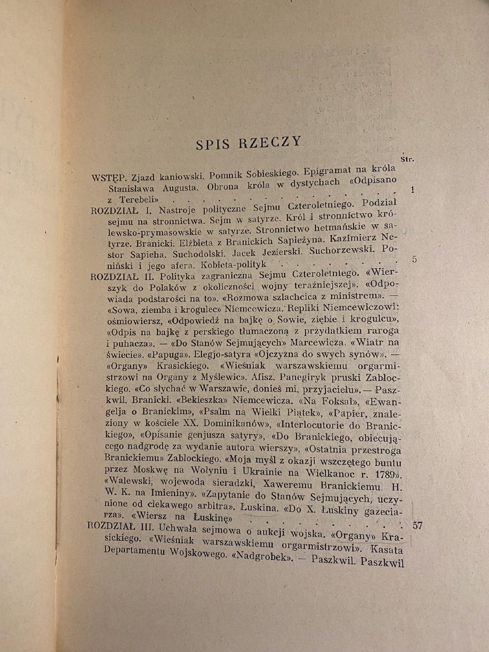 Satyra polityczna sejmu czteroletniego Juljusz Nowak