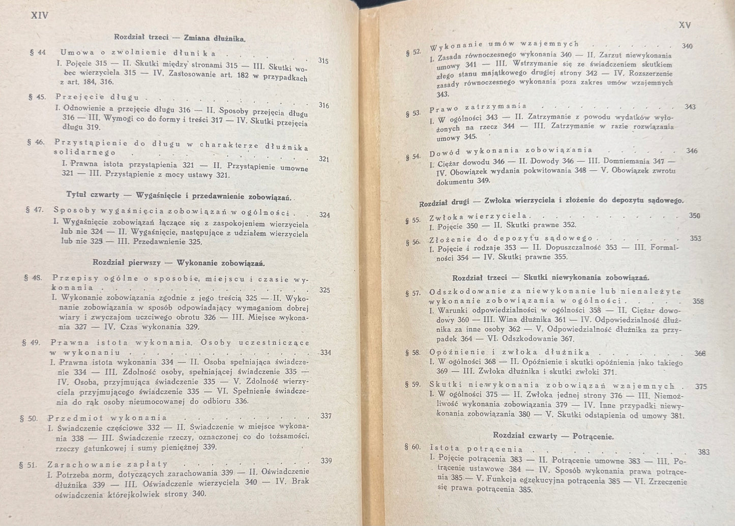 Zobowiązania Roman Longchamps De Berier [Poznań 1948]