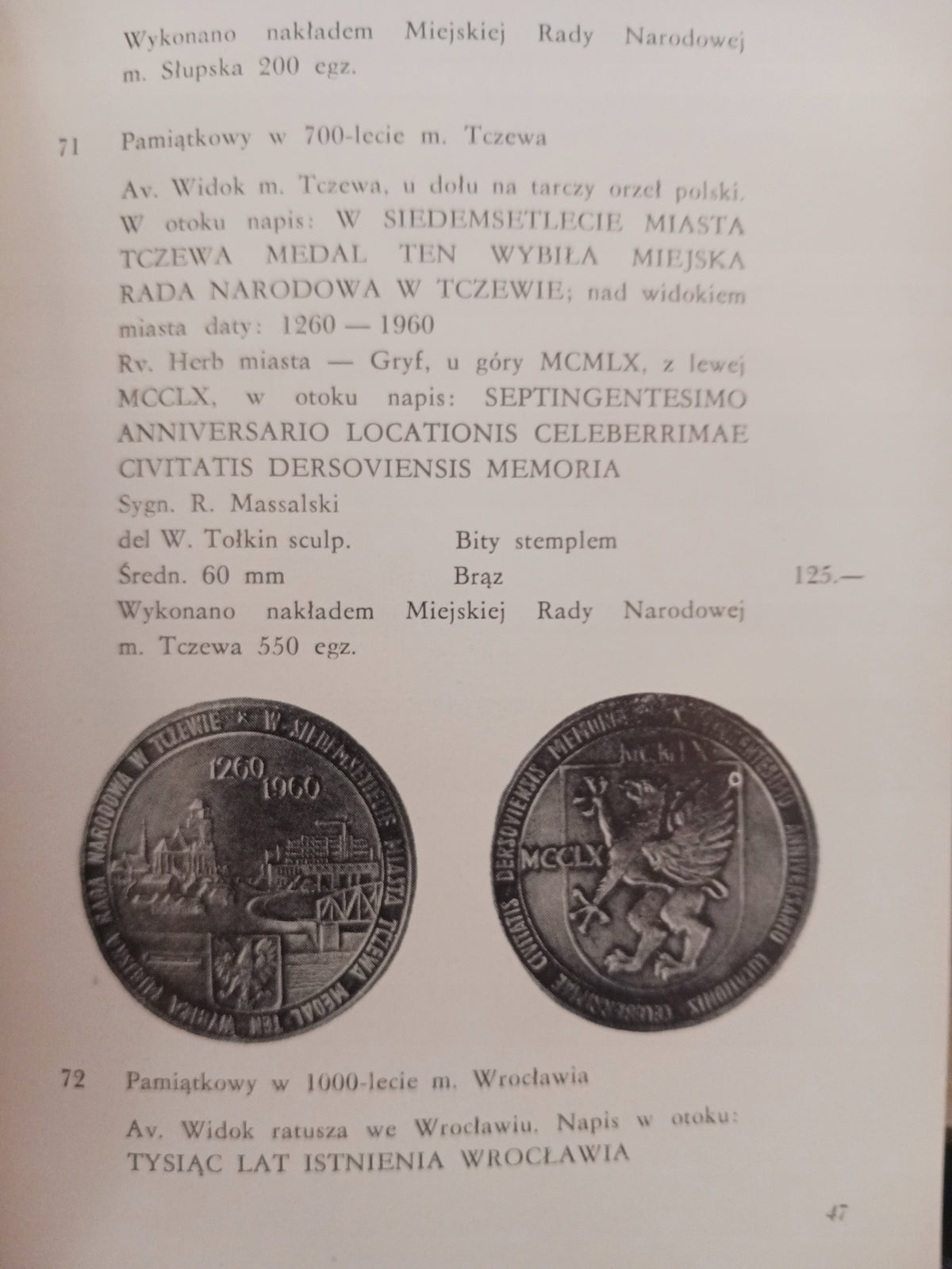 Katalog monet polskich 1945-1964 Tadeusz Jabłoński, Władysław Terlecki