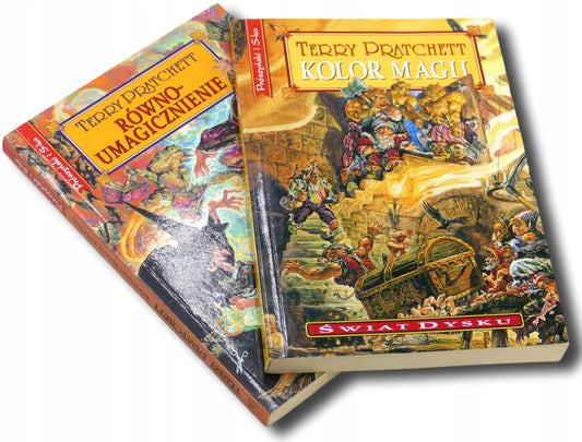 Zestaw 2 książek cykl Świat Dysku Terry Pratchett [tom 1 i 3]