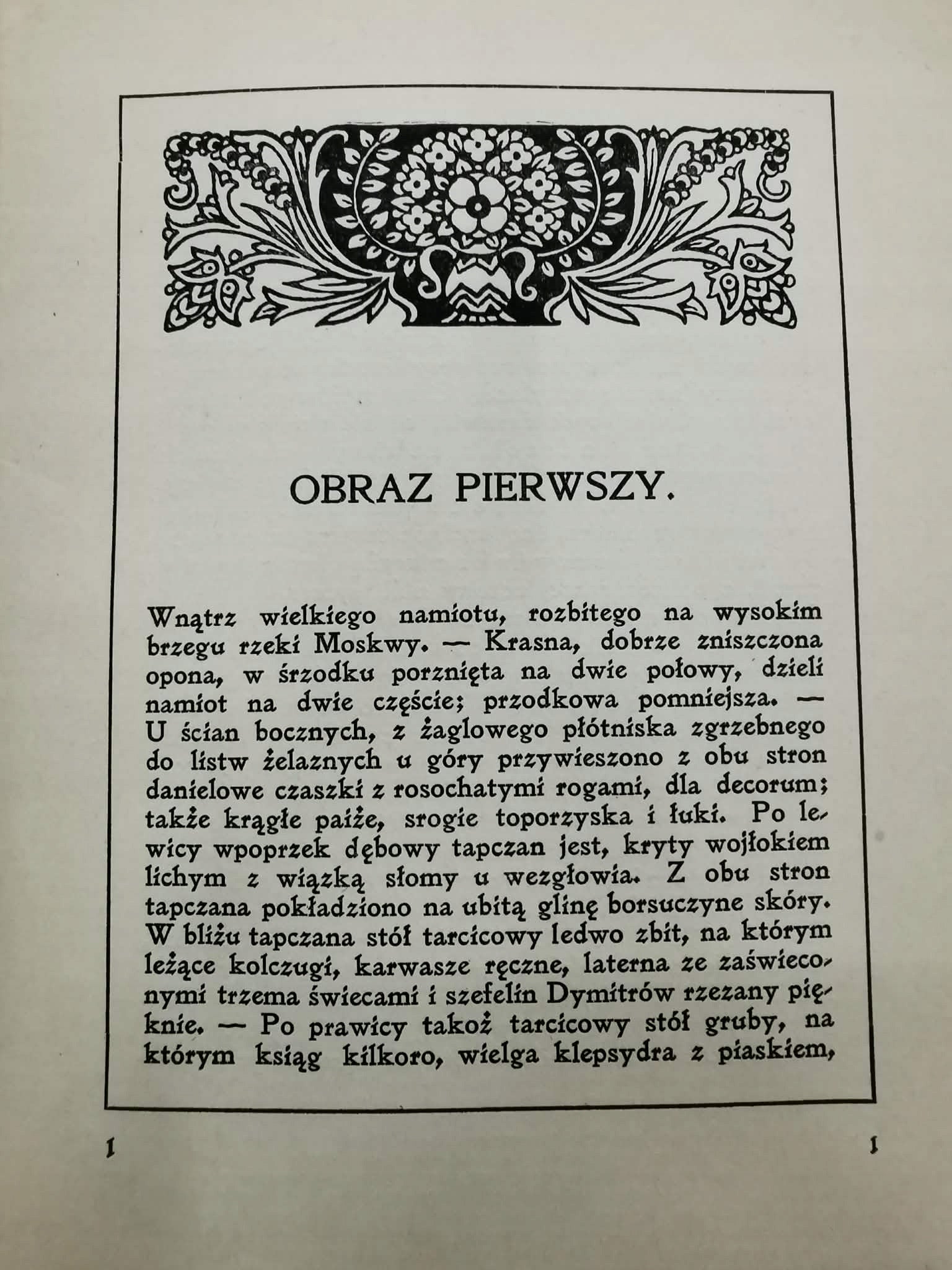 Car Dymitr Joannowicz, kronika dramatyczna A. Nowaczyńskiego [1908]