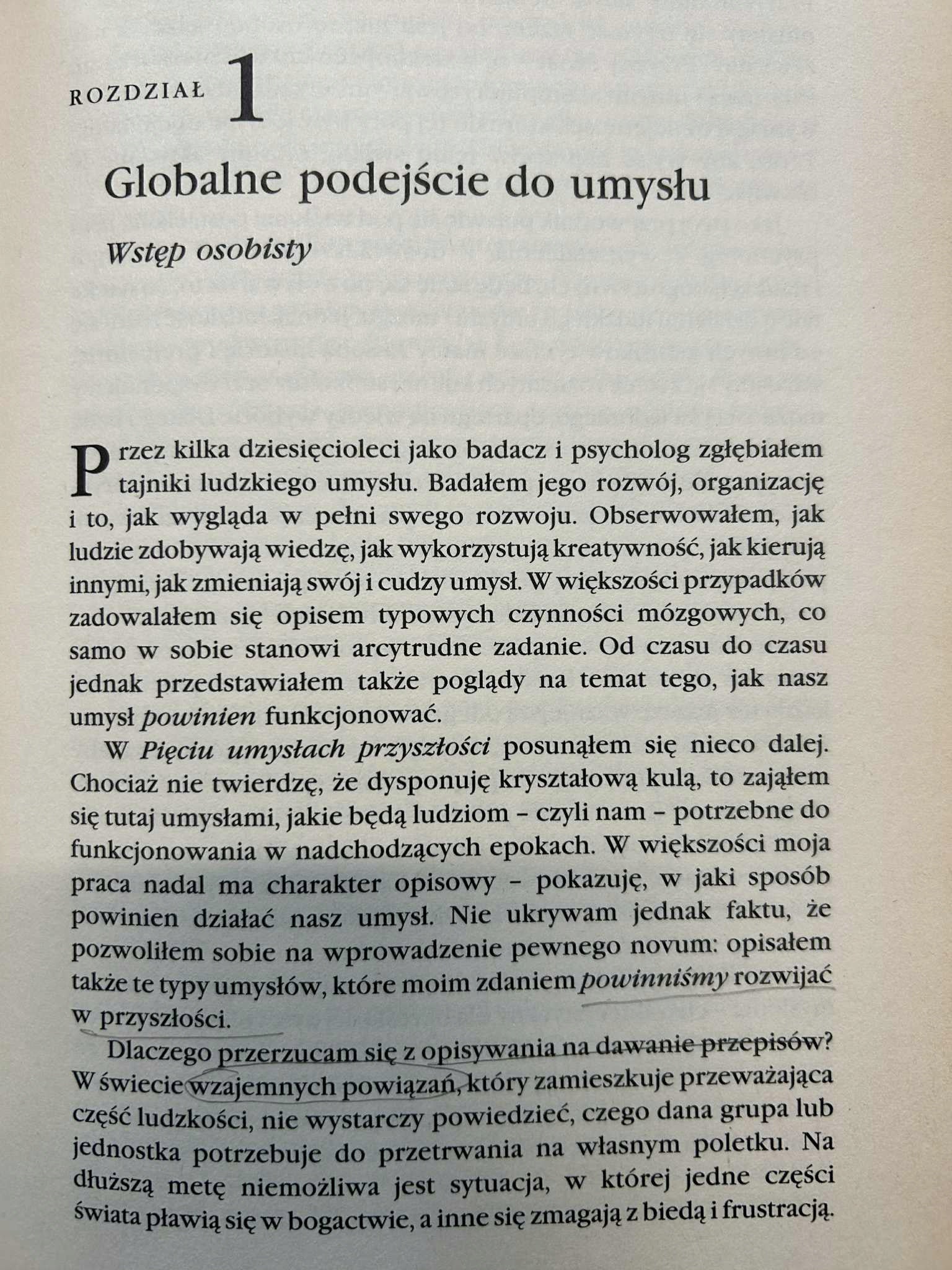 Pięć umysłów przyszłości - Howard Gardner