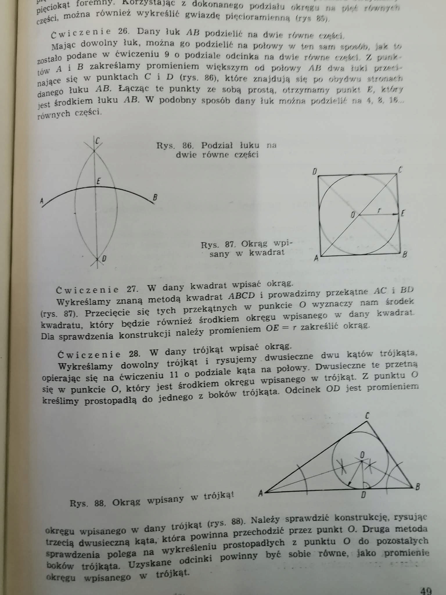 Nauczanie Rysunku Technicznego w szkole podstawowej dla klasy 8 Podręcznik