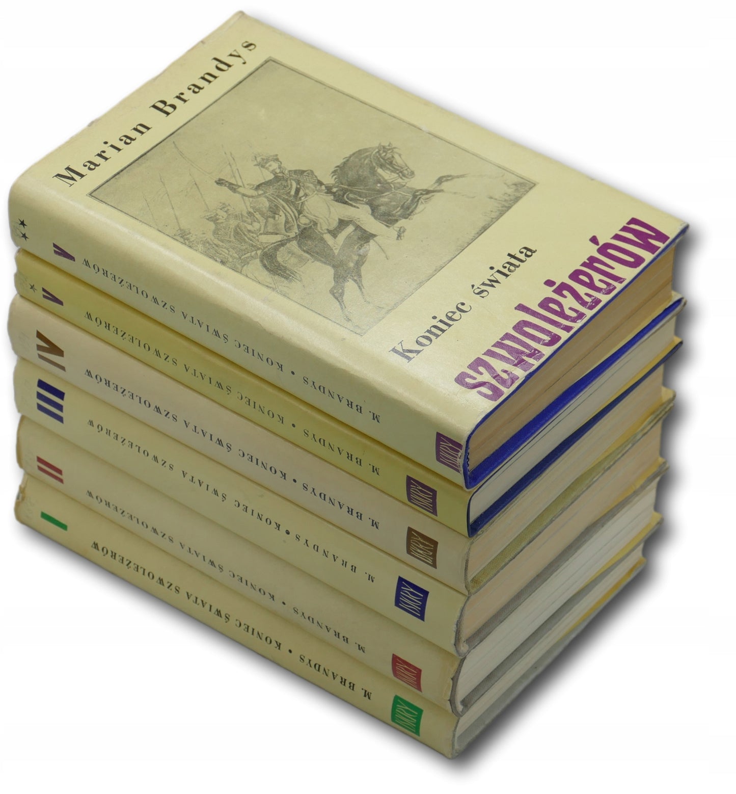Koniec świata Szwoleżerów tomy 1-5 Marian Brandys