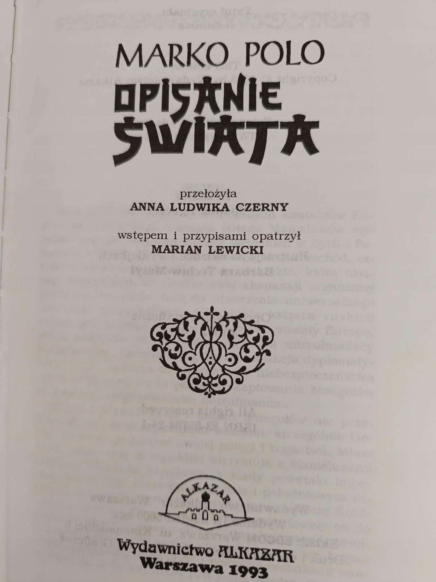 Opisanie świata, Marko Polo