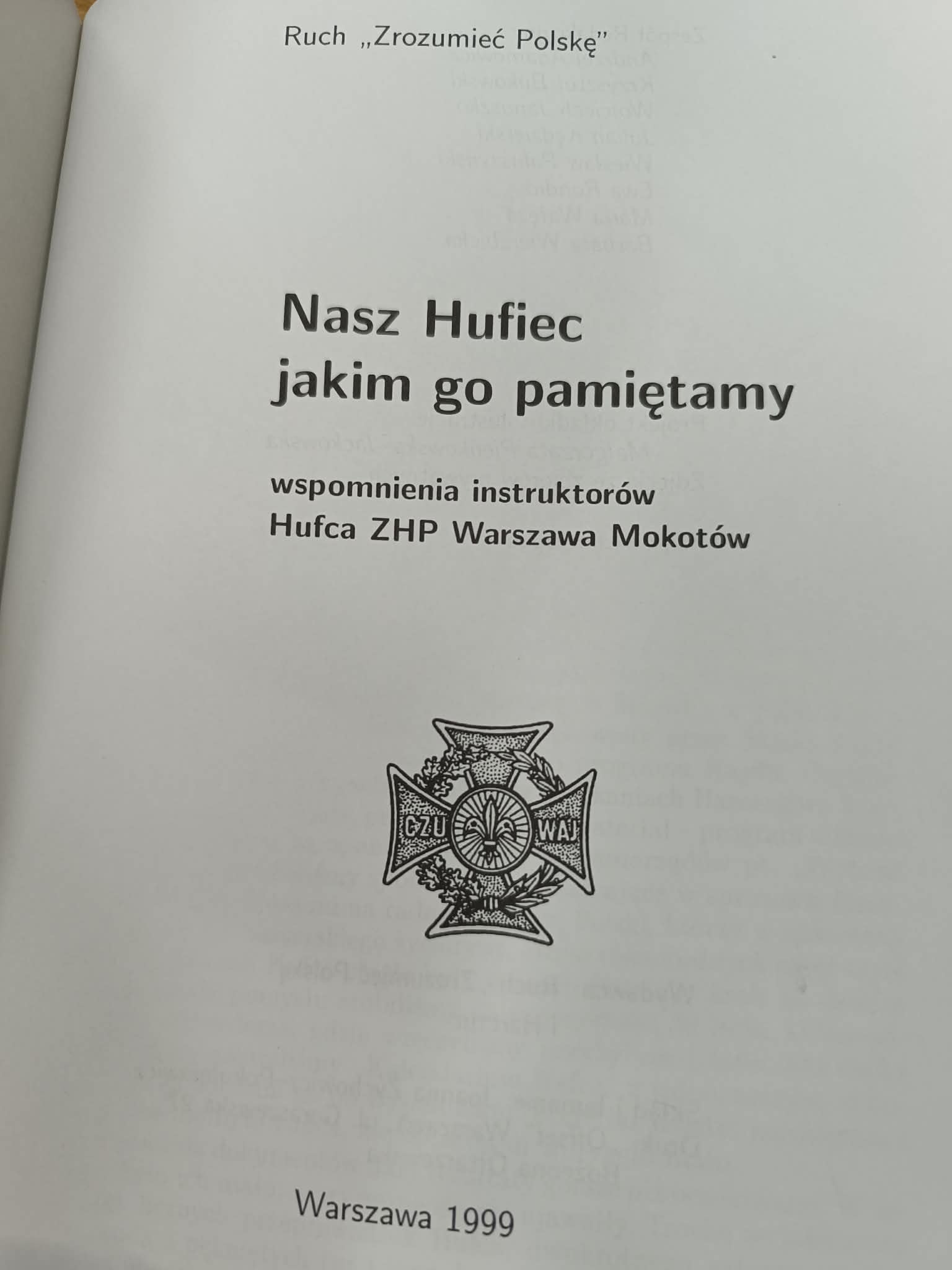 Nasz hufiec jakim go pamiętamy, Praca zbiorowa