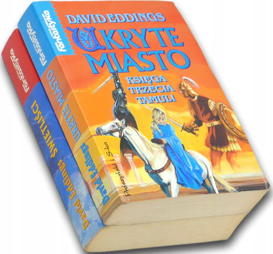 David Eddings x2 Ukryte miasto, Świetliści, księga druga i trzecia tamuli