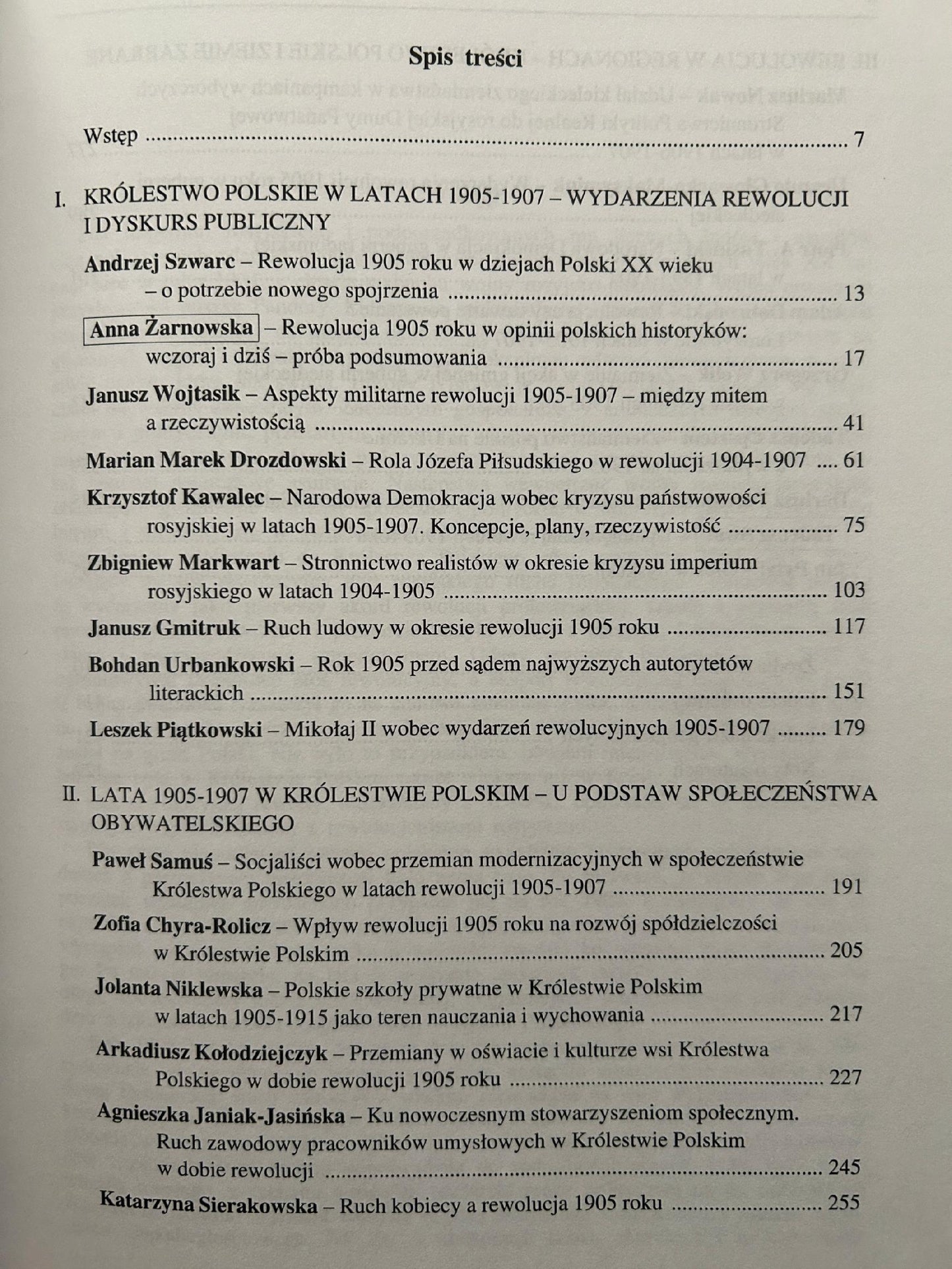 Dziedzictwo rewolucji 1905-1907 - Praca zbiorowa
