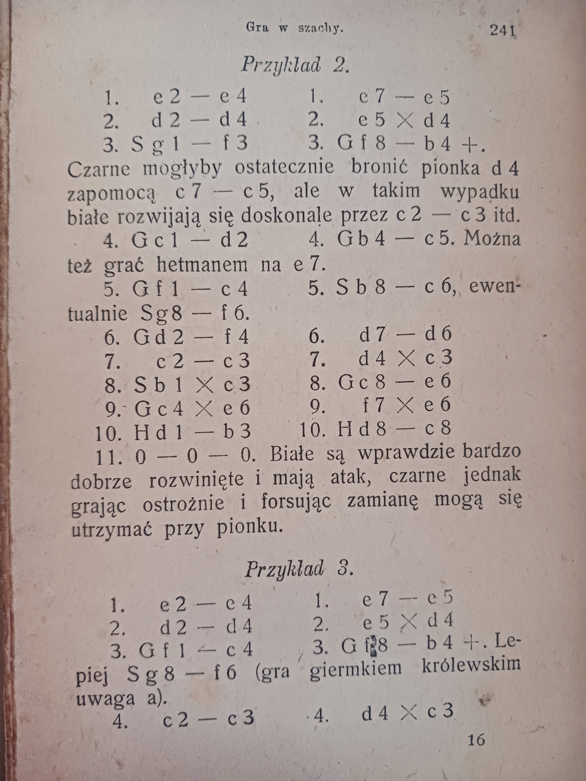 Gra w szachy. Teoretyczny i praktyczny przewodnik B. Cięglewicz [ca 1911]