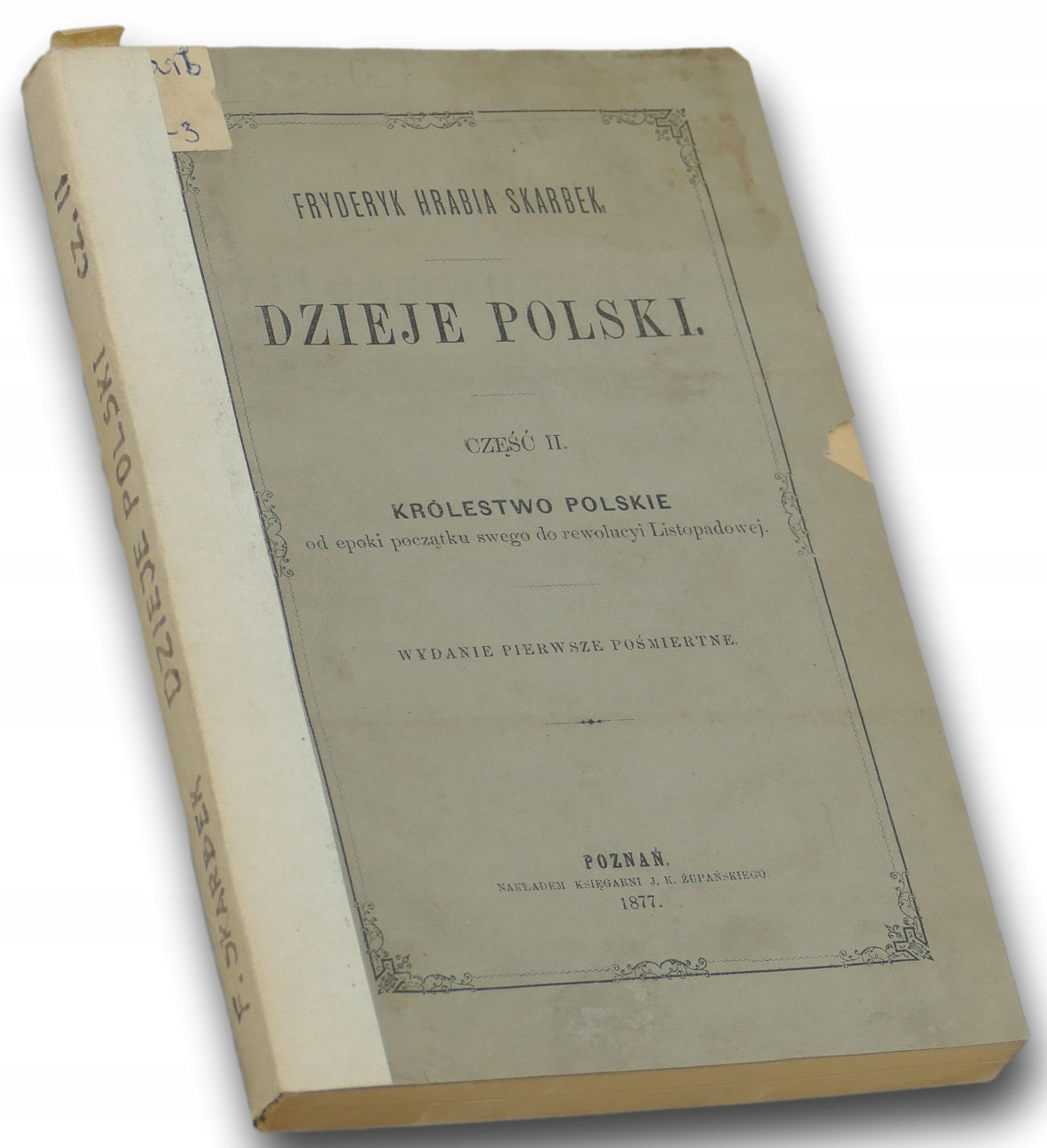 Dzieje Polski Część II Fryderyk Hrabia Skarbek