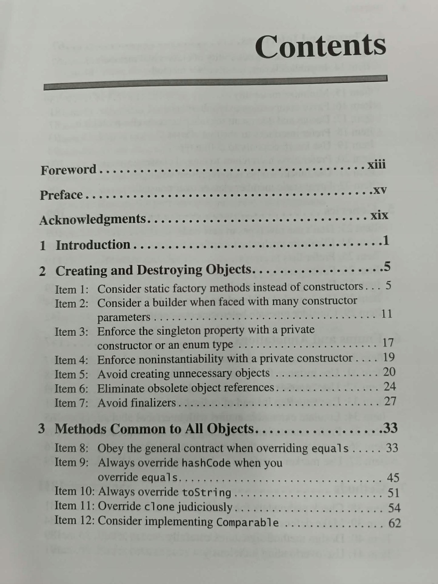 Joshua Bloch, Effective Java, Second Edition