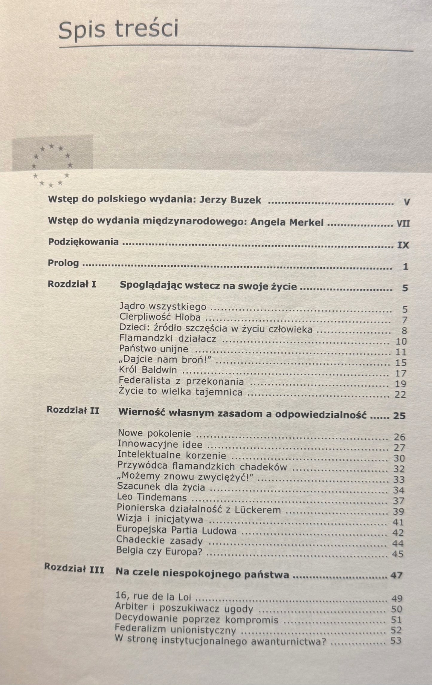 Europa Nikt nie mówił że będzie łatwo W. Martens [dedykacja odautorska]