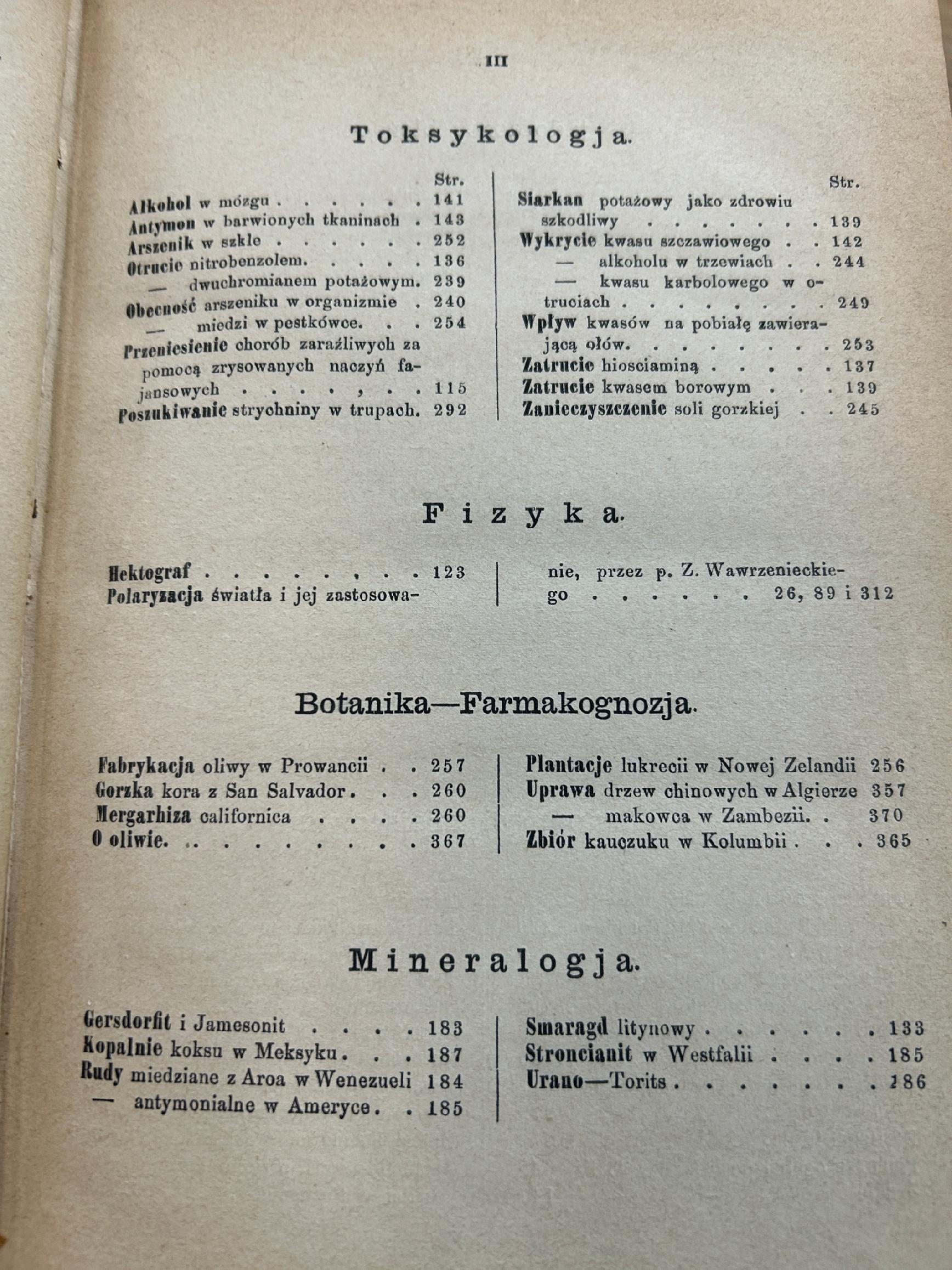 Wiadomości farmaceutyczne Tom XI - pod redakcją Jana Mrozowskiego [1884 r.]