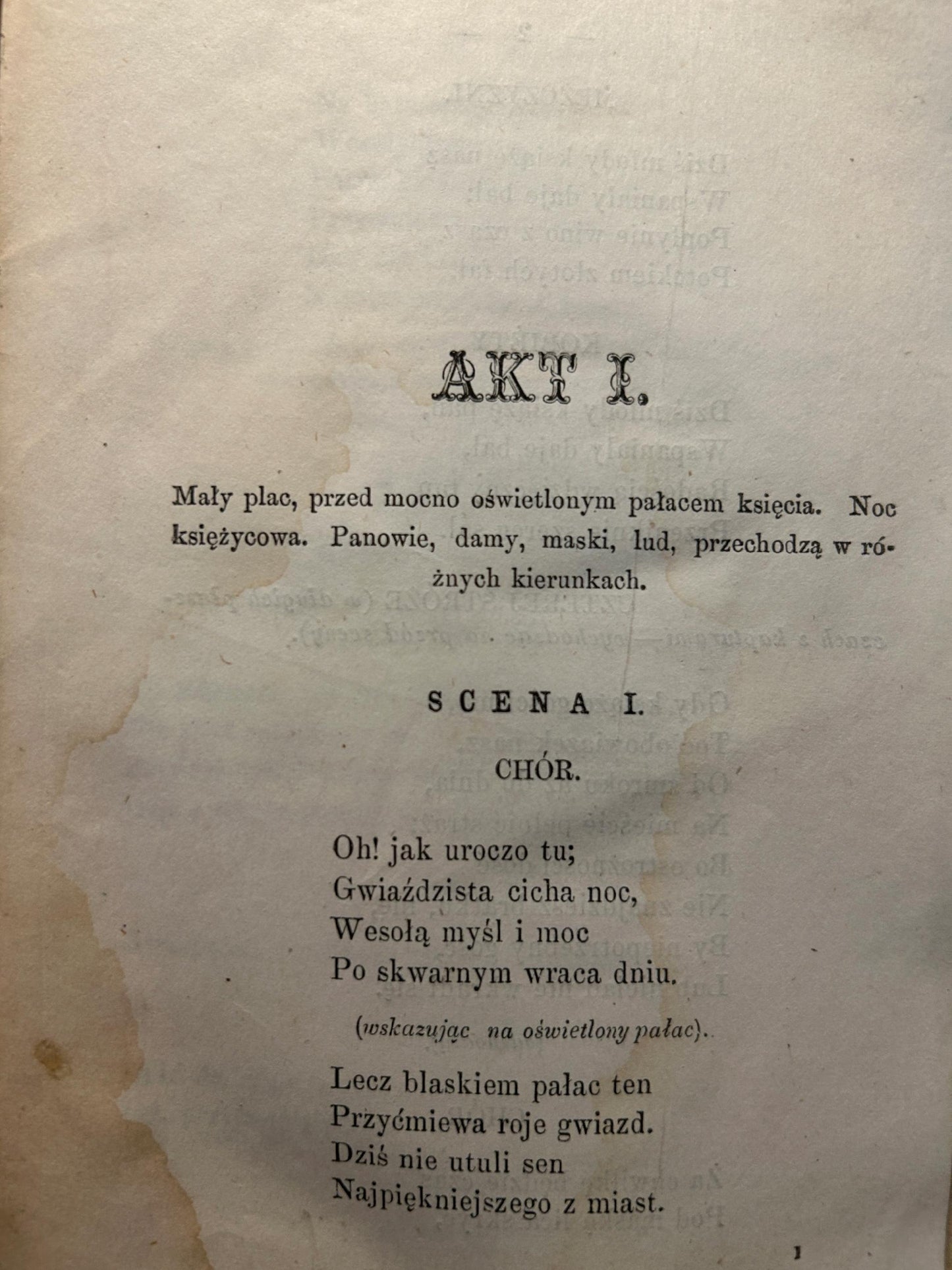 Rybak z Palermo. Opera w trzech aktach - Jan Chęciński, L. Grossman [1867]
