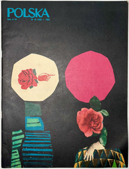 Zestaw 10 numerów Miesięcznika POLSKA 1959-1974 [okładki: Roman Cieślewicz]