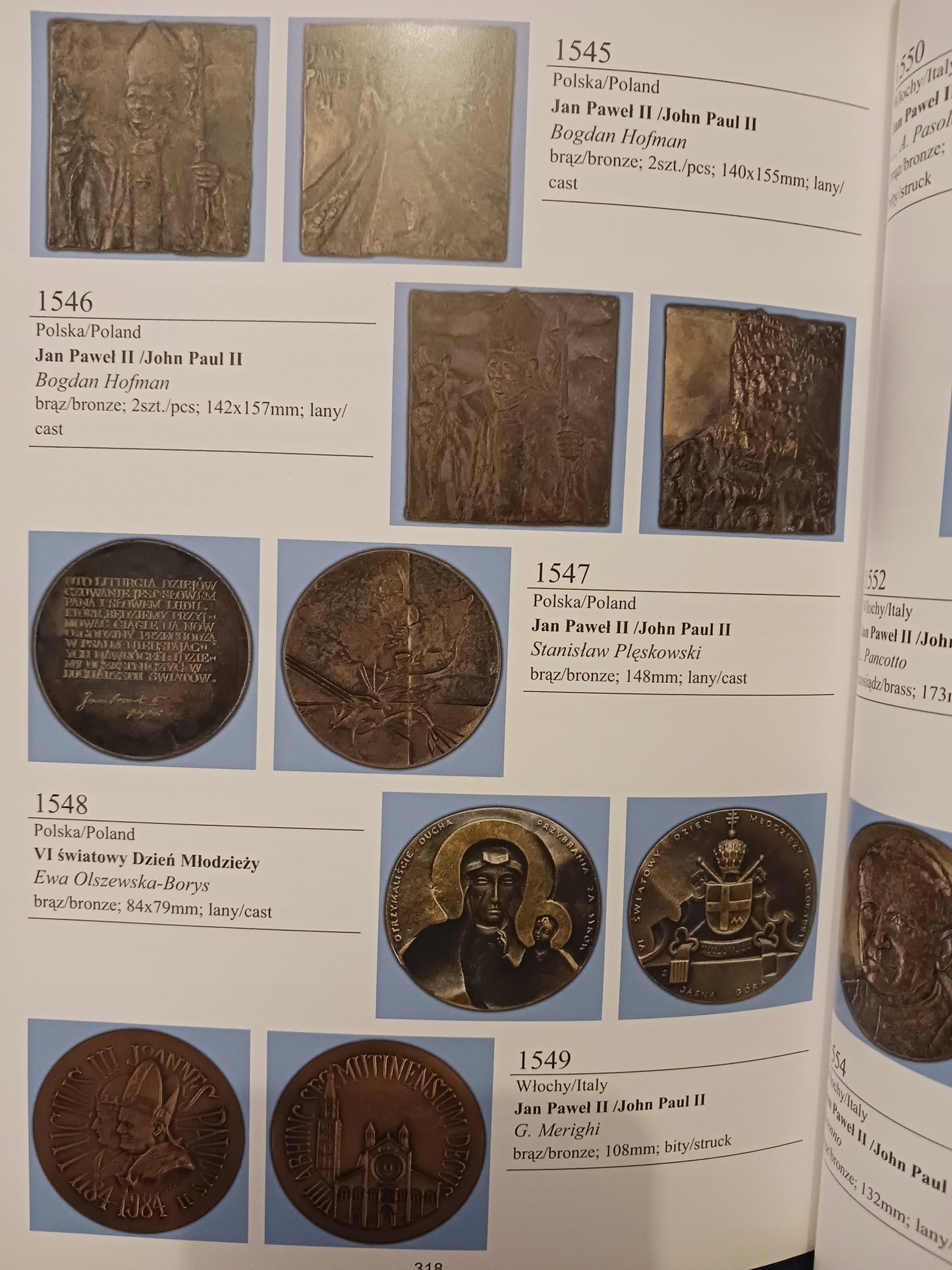 Katalog Wystawy Jan Paweł II na monetach i medalach świata Praca zbiorowa