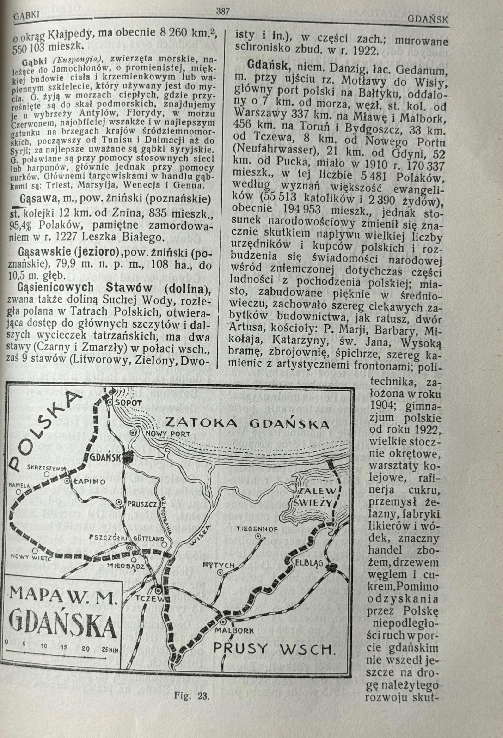 Podręczny Słownik Geograficzny Tom. I-II Maliszewski, Olszewicz [1925]