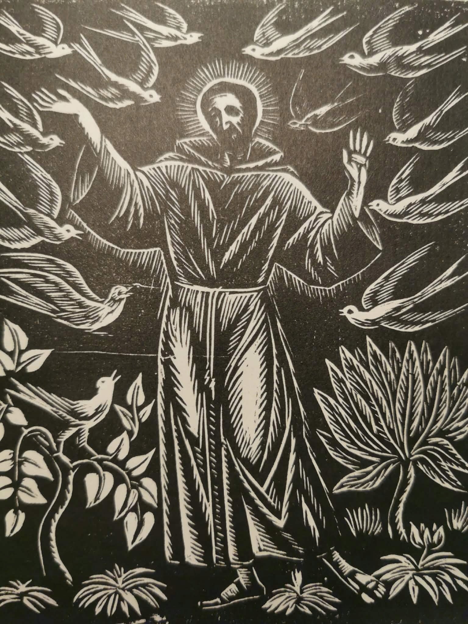 Klasztor i kobieta, S. Wasylewski [drzeworyty Skoczylas][Poznań 1923]