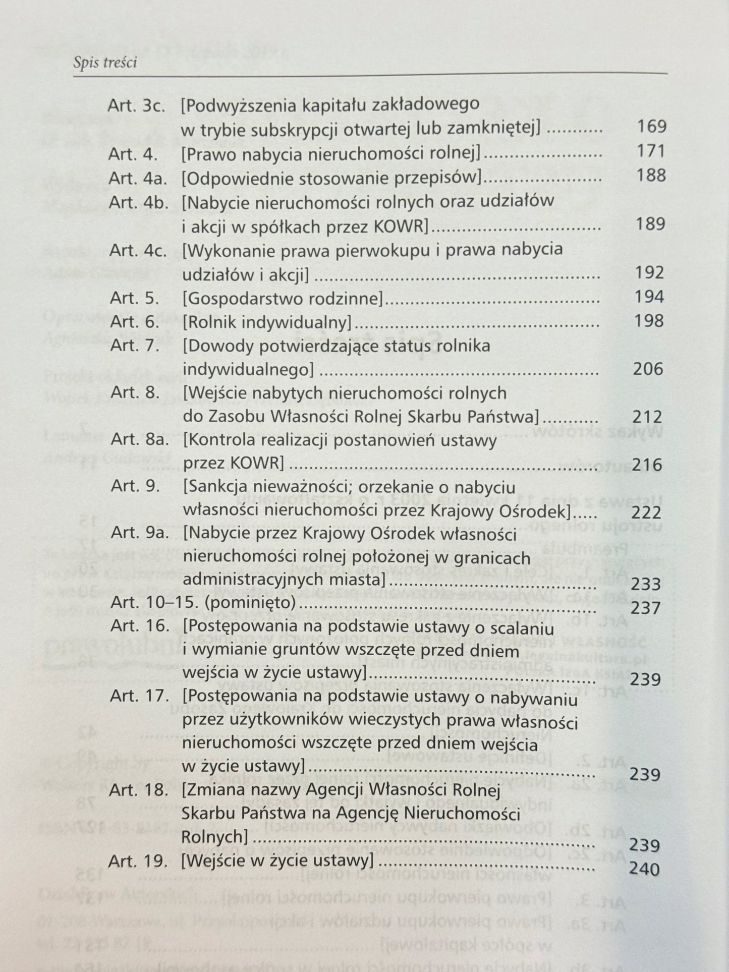 Ustawa o kształtowaniu ustroju rolnego. Komentarz