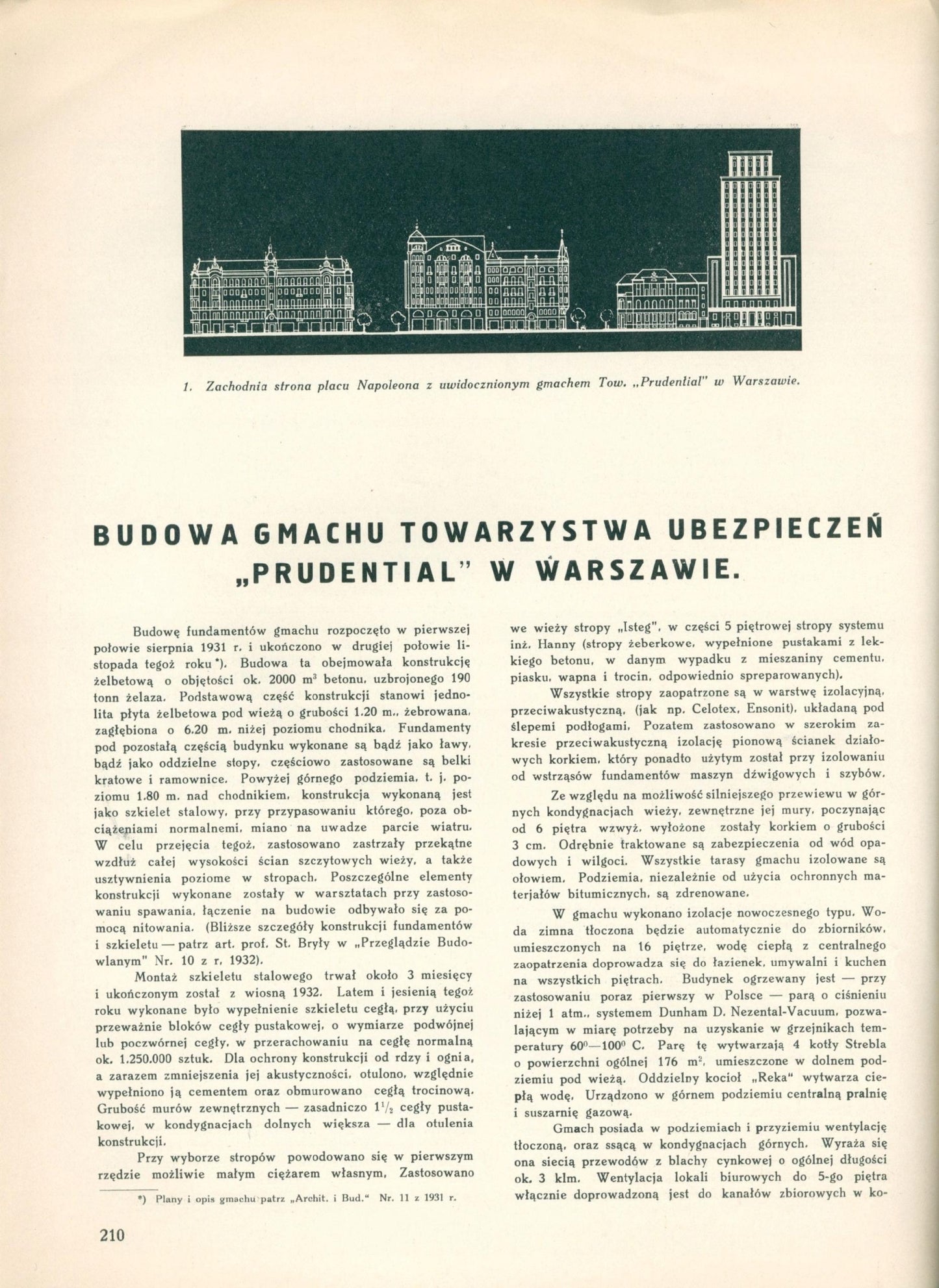 Architektura i Budownictwo: miesięcznik ilustrowany, nr 7 [Warszawa 1933]