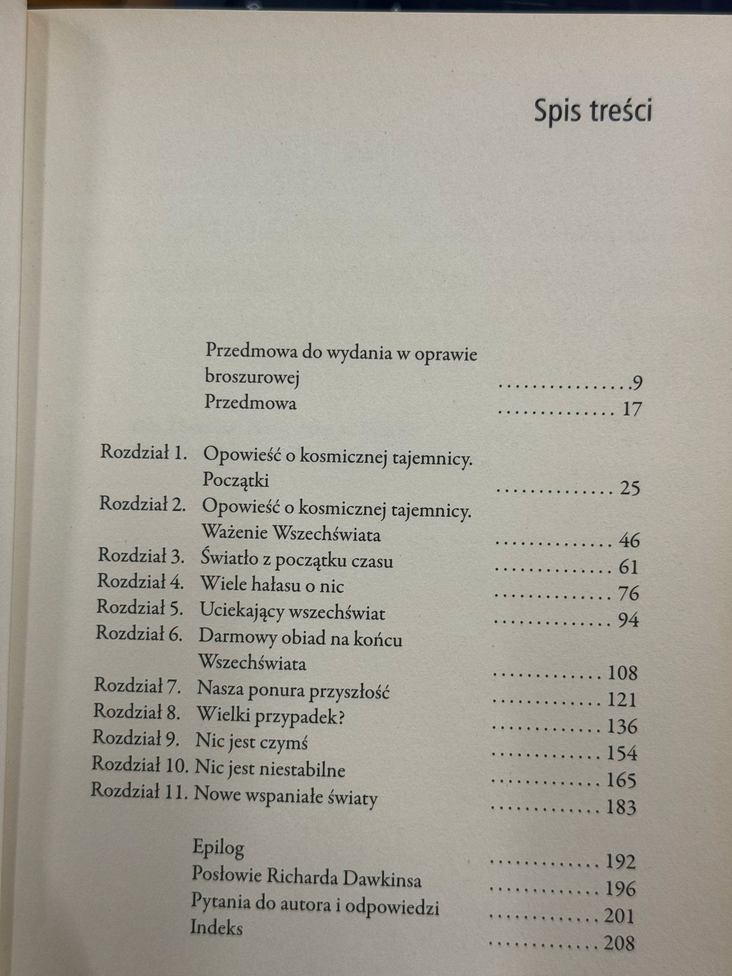 Wszechświat z niczego Dlaczego istnieje raczej coś niż nic L. M. Krauss