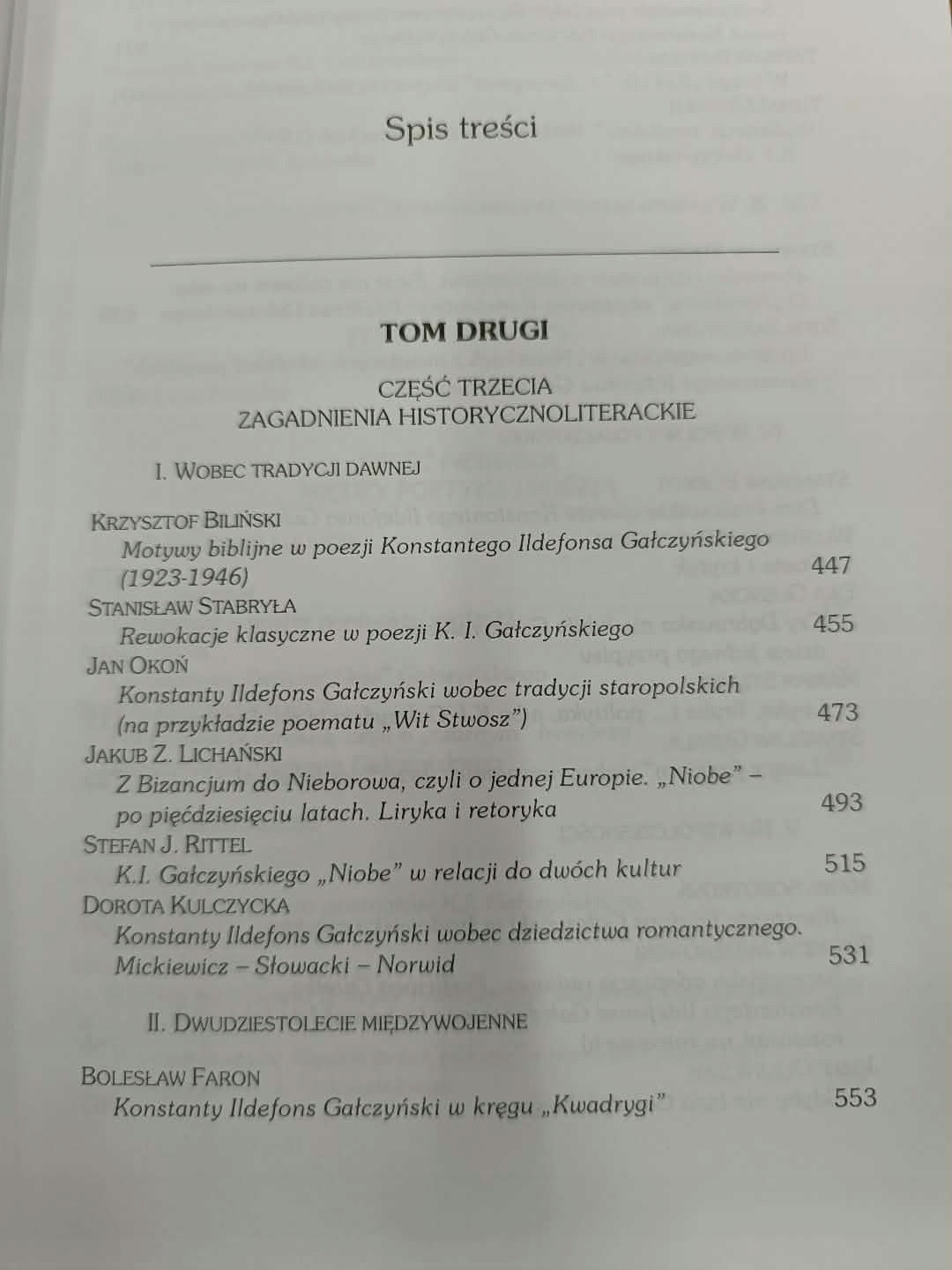 Dzieło i życie Konstantego Ildefonsa Gałczyńskiego, T. 1, 2