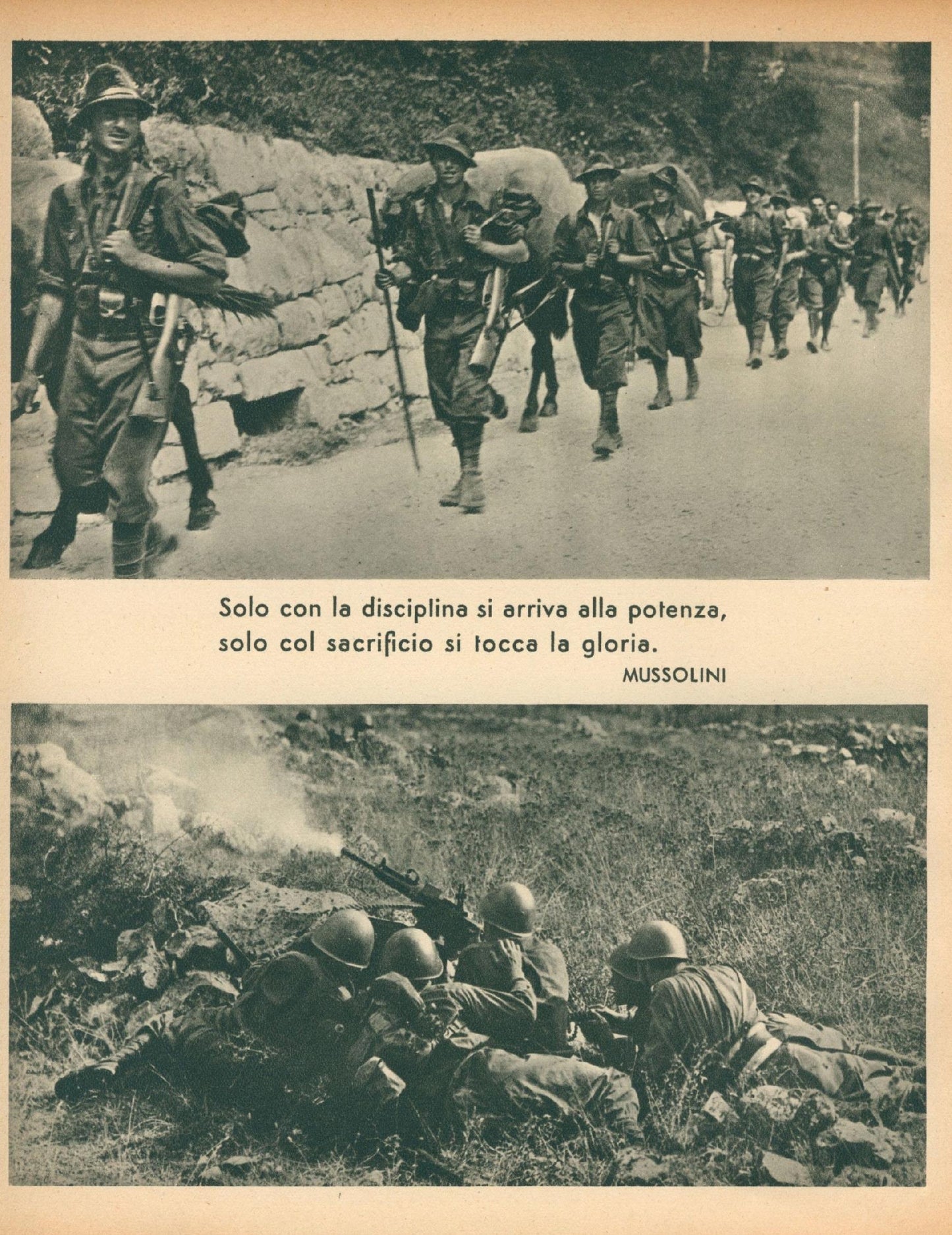 Calendario del Regio Esercito 1938 (faszystowski kalendarz armii włoskiej)
