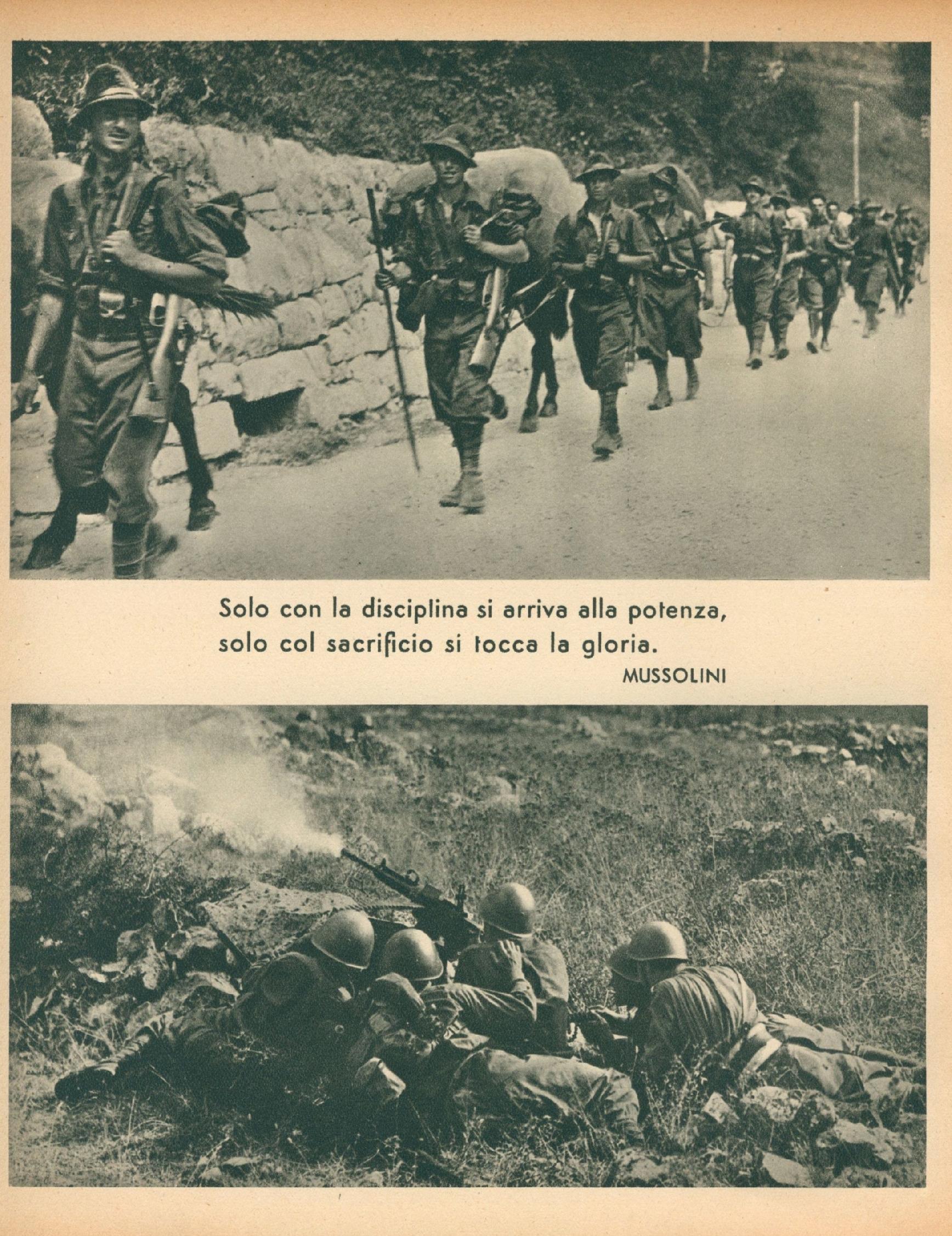 Calendario del Regio Esercito 1938 (faszystowski kalendarz armii włoskiej)
