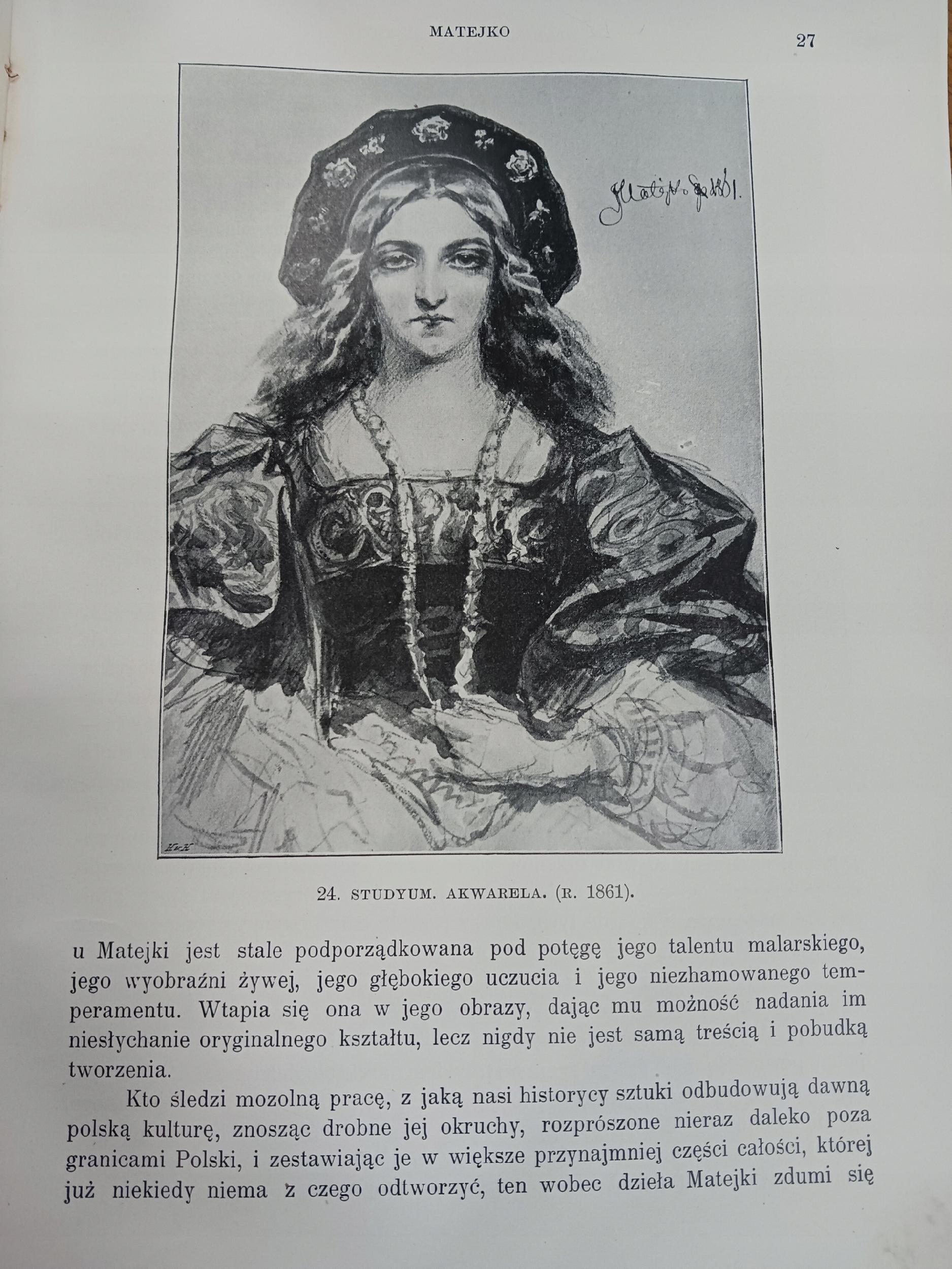 Nauka i sztuka Tom IX Matejko Stanisław Witkiewicz [wydanie rok 1912]