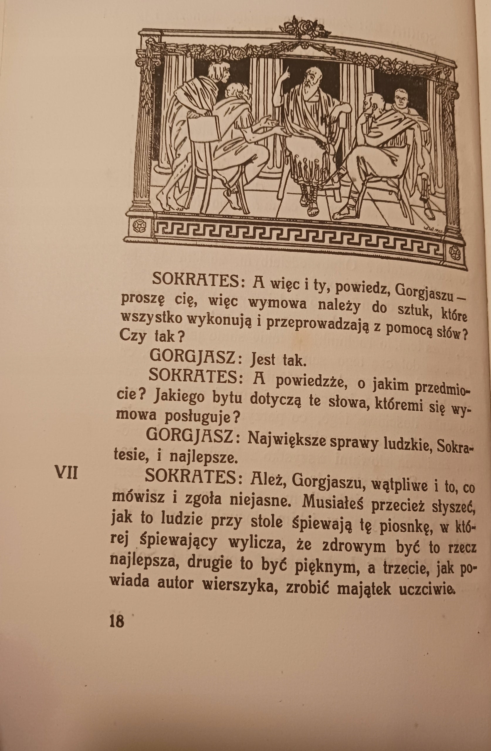 Platona Gorgjasz [wydanie z roku 1922][wstęp i il. Władysław Witwicki]