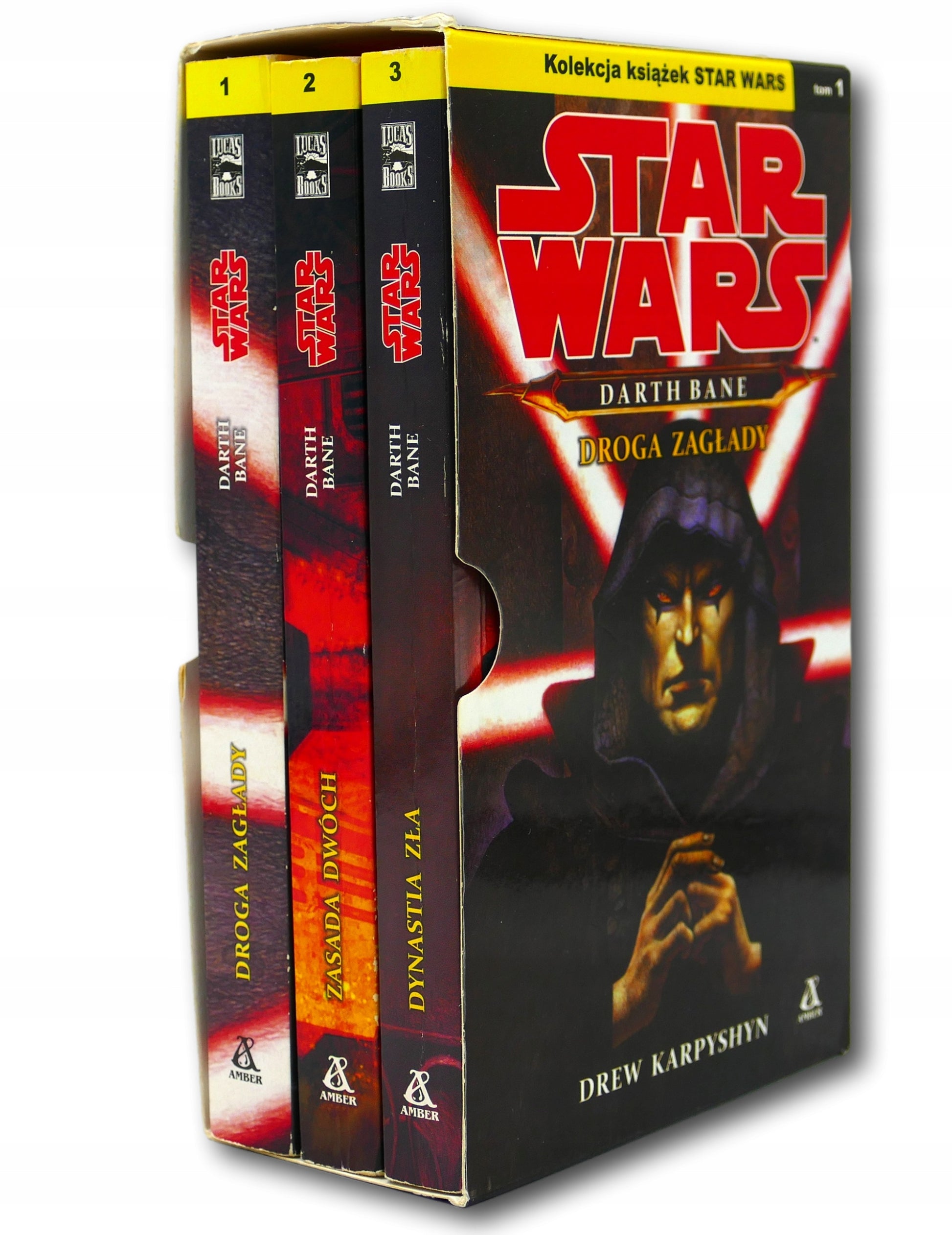 Star Wars Darth Bane Dynastia zła+Zasada dwóch+Droga zagłady 1-3 -Karpyshyn