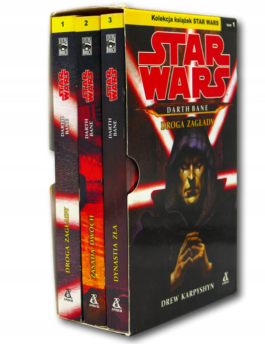 Star Wars Darth Bane Dynastia zła+Zasada dwóch+Droga zagłady 1-3 -Karpyshyn