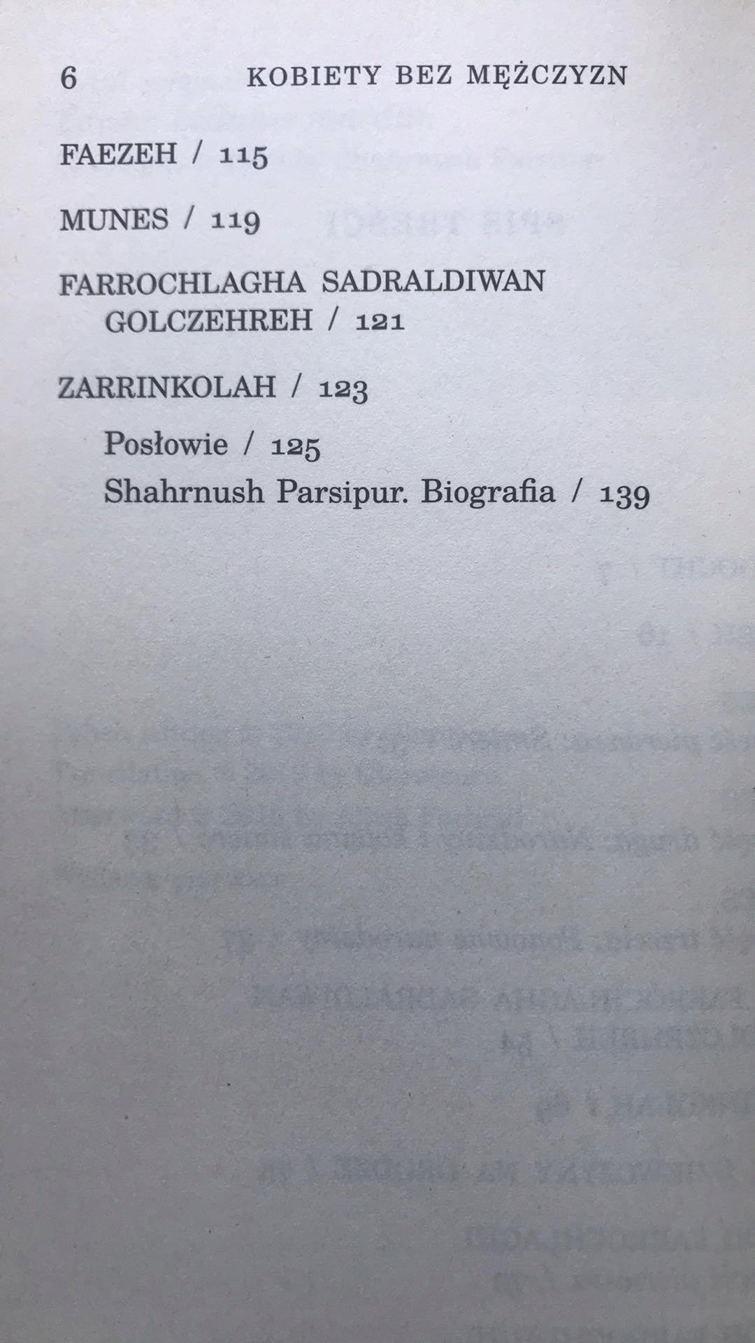 Kobiety bez mężczyzn Shahrnush Parsipur