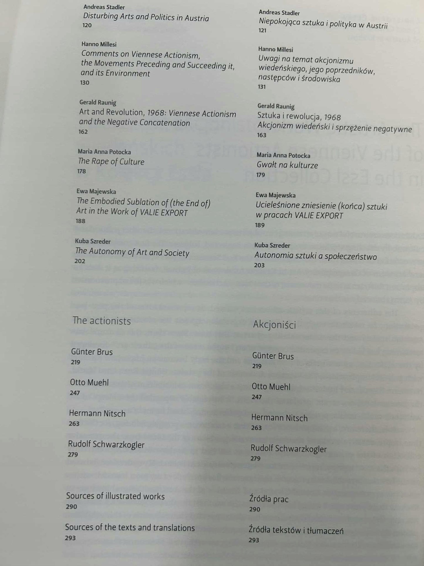 Akcjonizm wiedeński. Przeciwny biegun społeczeństwa - Brus, Nitsch, Muehl