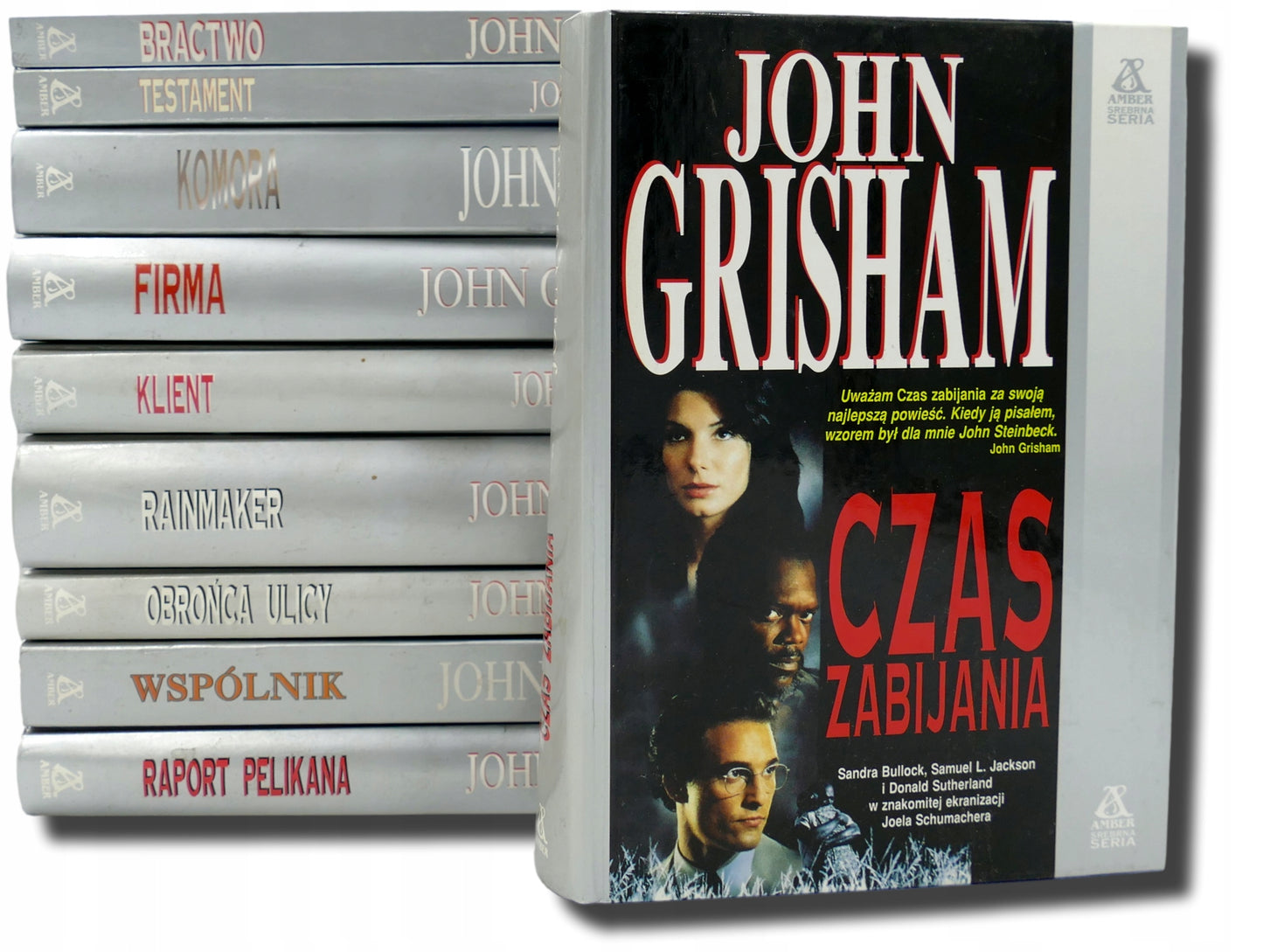 John Grisham x10 Czas zabijania, Bractwo, Testament, Komora, Firma, Klient+