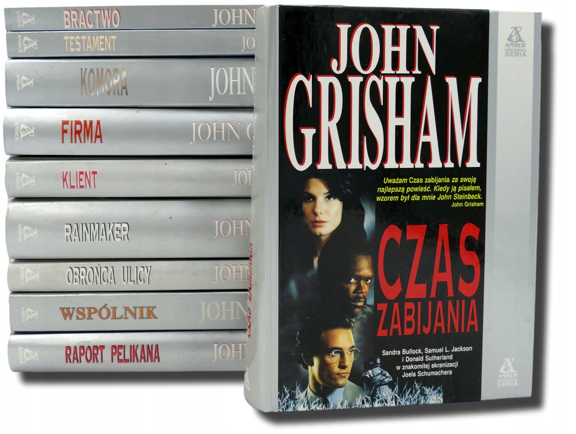 John Grisham x10 Czas zabijania, Bractwo, Testament, Komora, Firma, Klient+