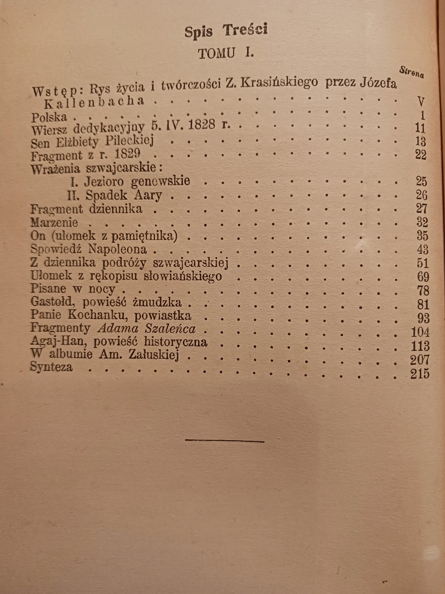 Pisma Zygmunt Krasiński Tomy 1, 3 i 4 [wydanie przedwojenne 1922 r.]