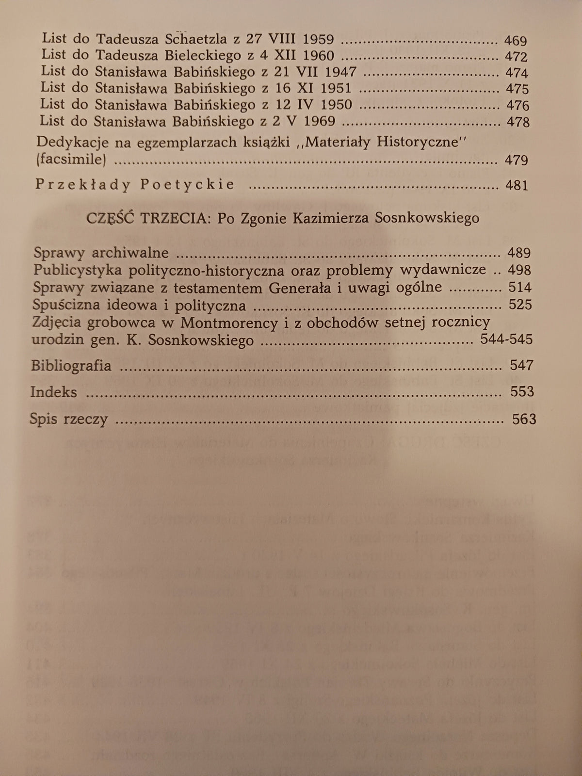 Kazimierz Sosnkowski myśl praca walka Stanisław Babiński