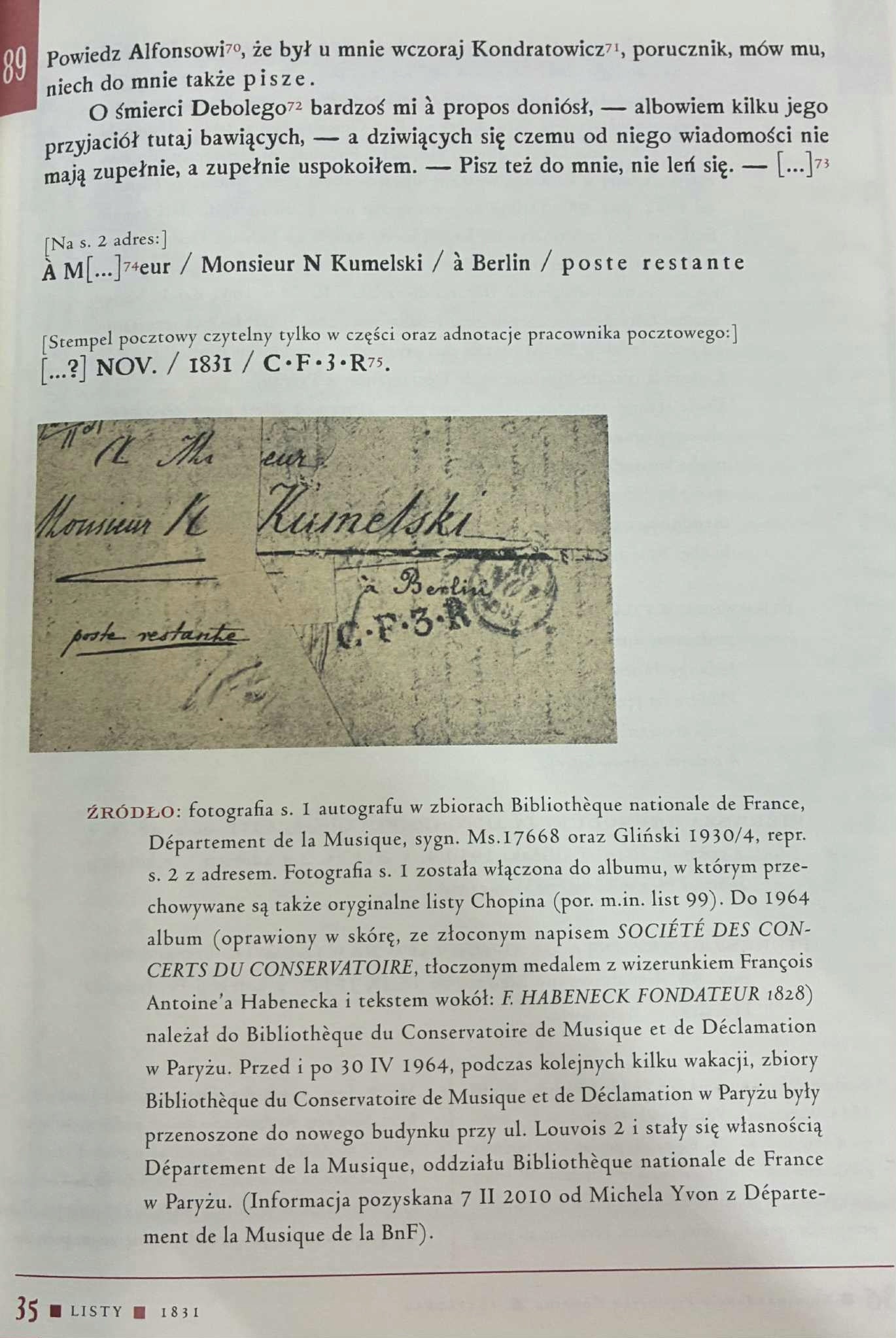 Korespondencja Fryderyka Chopina Tom. II Część 1-2 (1831-1838, 1838-1839)