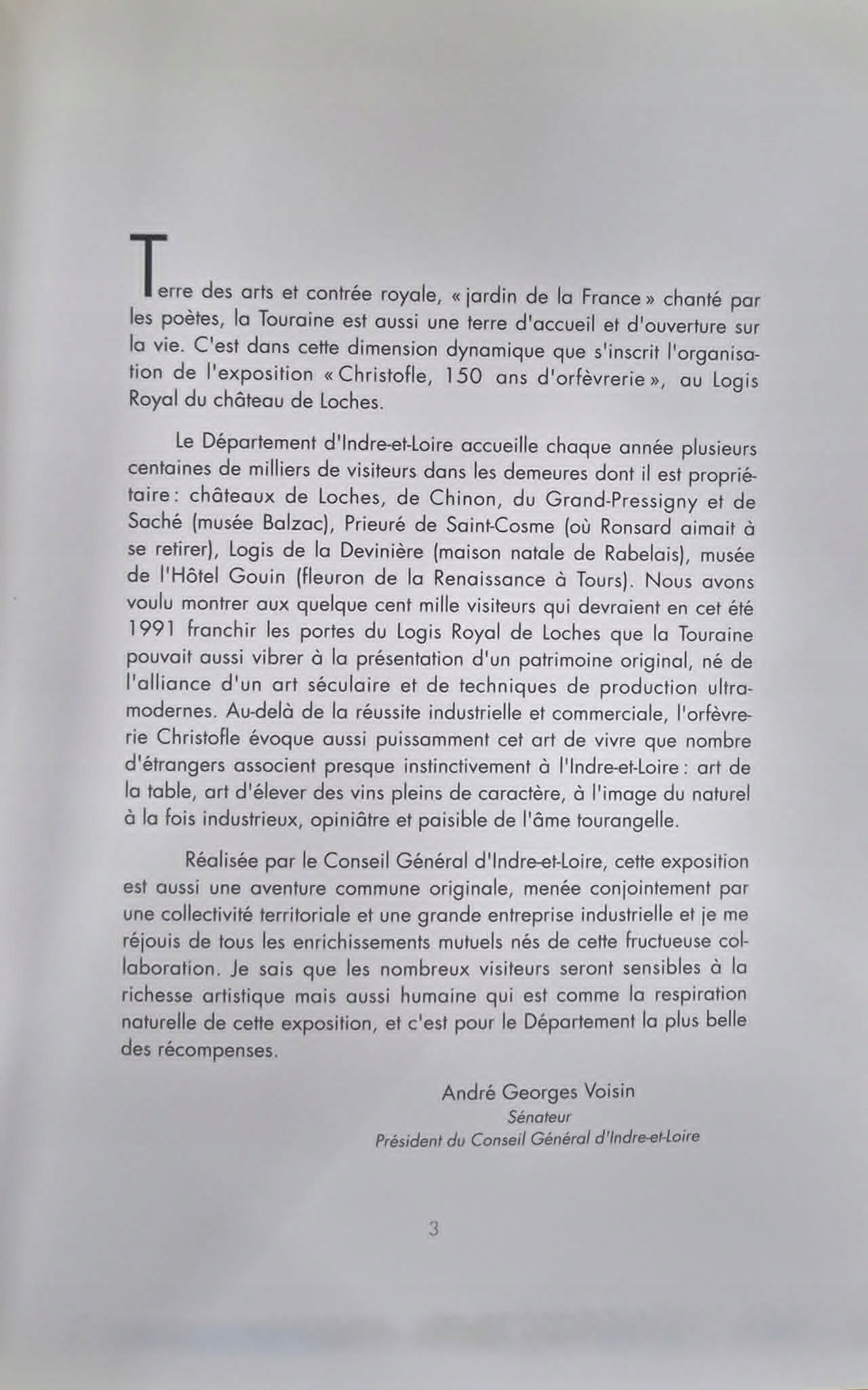 Christofle 150 ans d'orfevrerie [Katalog sreber]