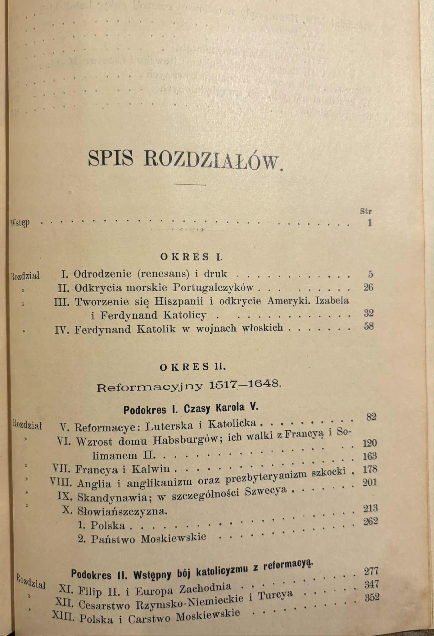 Historya nowożytna Tom I Do 1648 roku Tadeusz Korzon