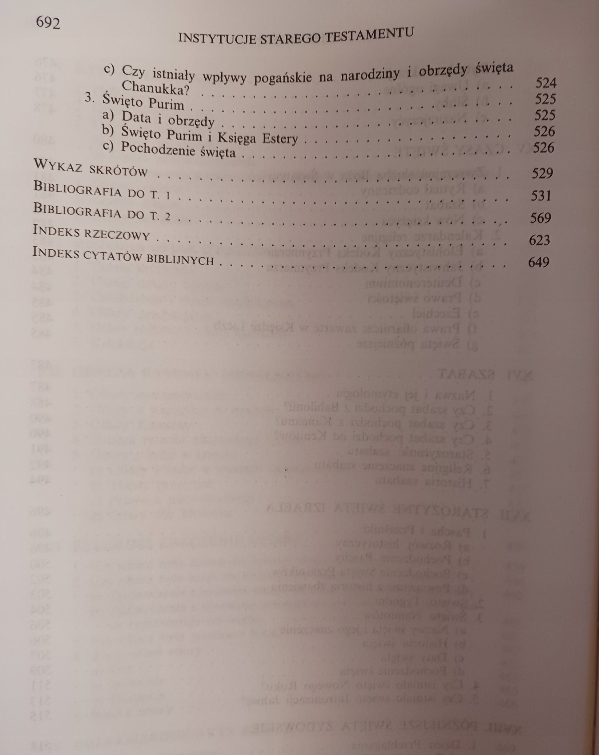 Instytucje Starego Testamentu Tom I i II Roland de Vaux