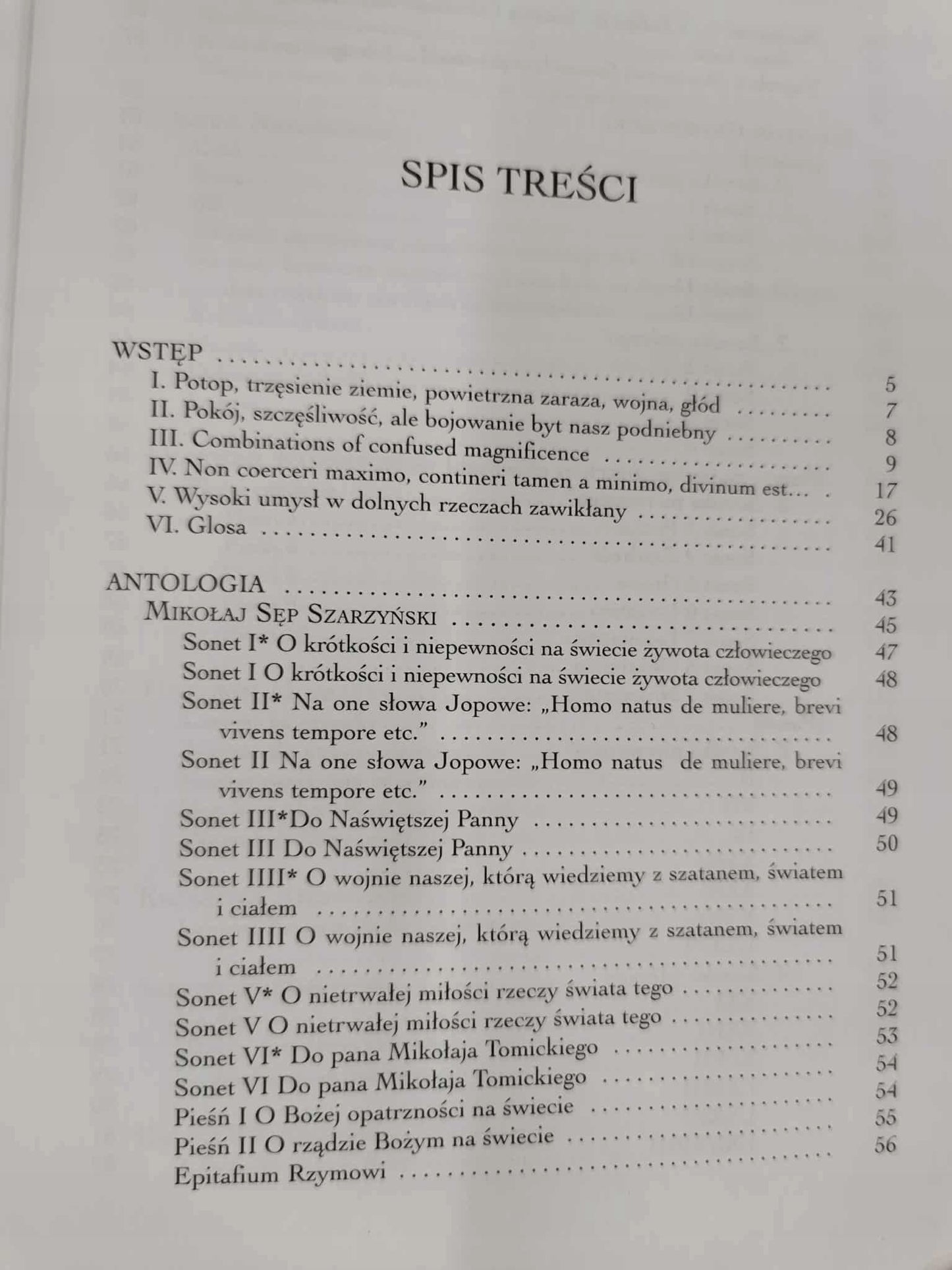 Antologia polskiej poezji metafizycznej epoki baroku, Krzysztof Mrowcewicz