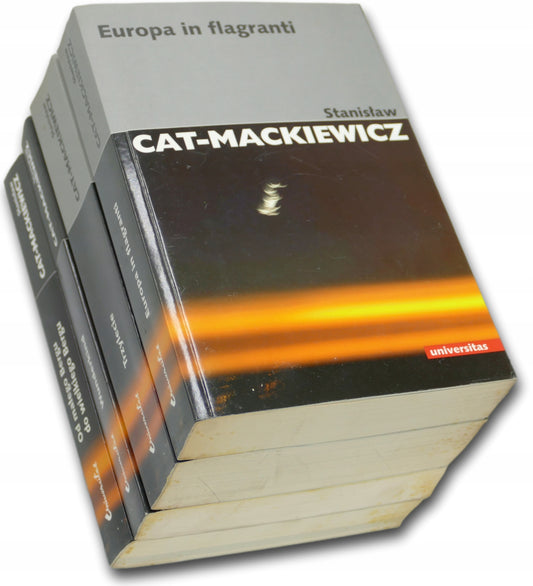 Stanisław Cat-Mackiewicz x4 Europa in Flagranti, Trzylecie, Wunderkind +