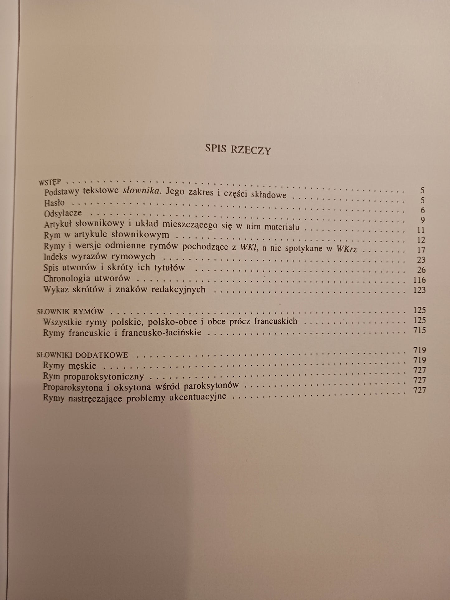 Słownik rymów Juliusza Słowackiego Marian Jeżowski