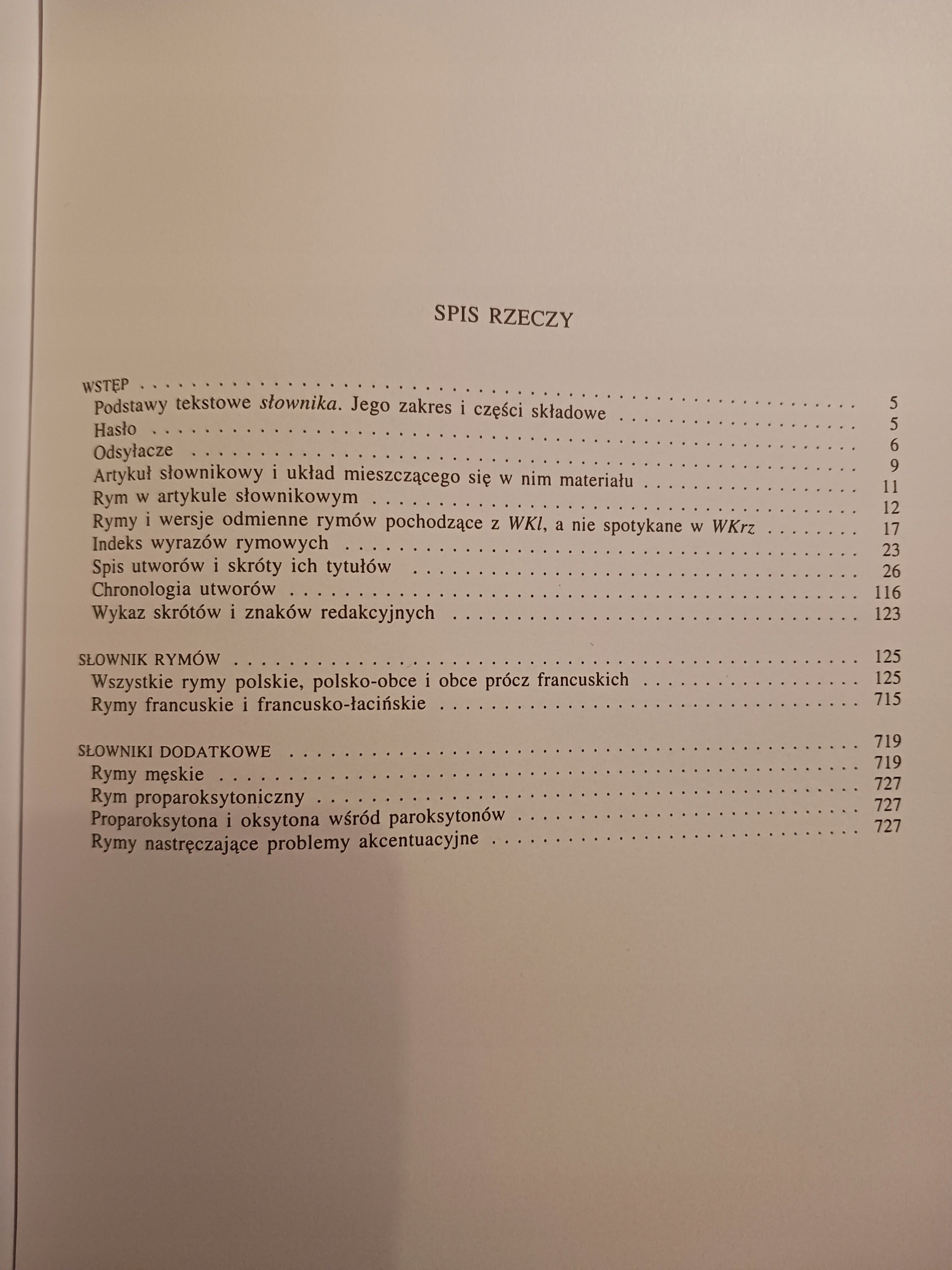 Słownik rymów Juliusza Słowackiego Marian Jeżowski