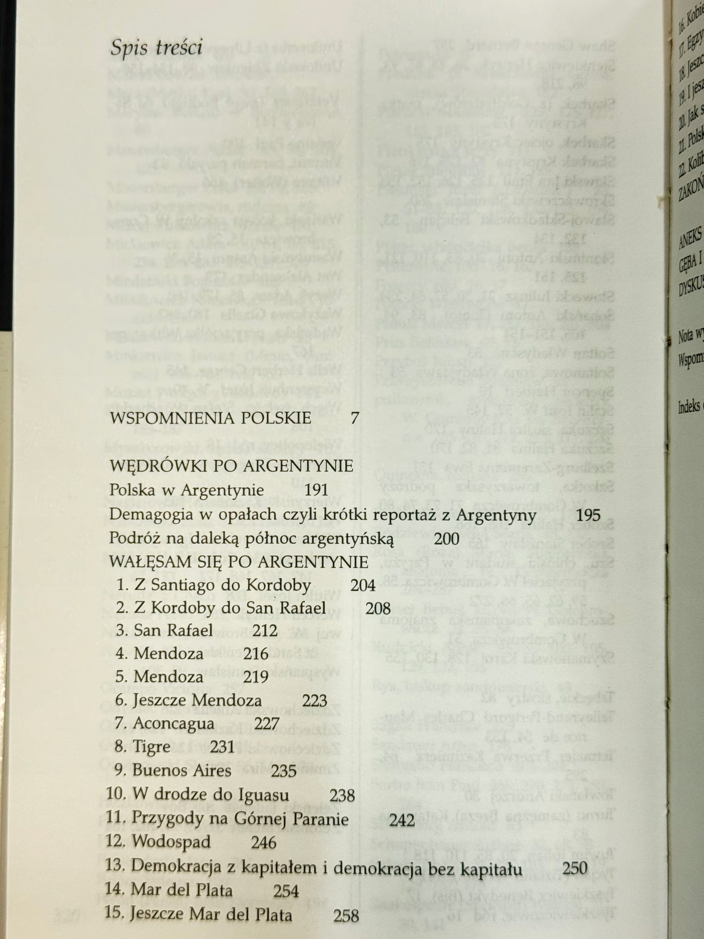 Wspomnienia polskie. Wędrówki po Argentynie Witold Gombrowicz
