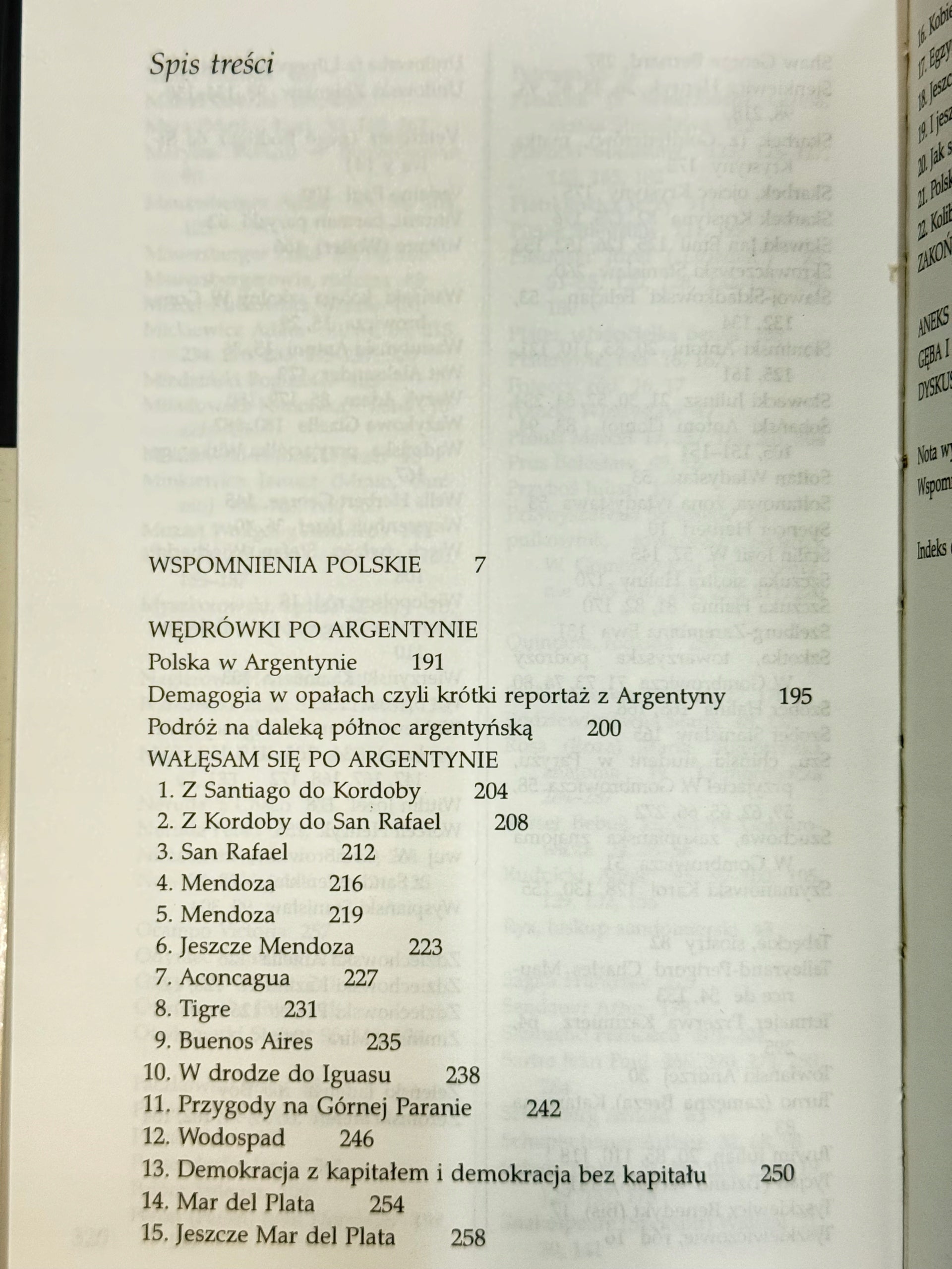 Wspomnienia polskie. Wędrówki po Argentynie Witold Gombrowicz