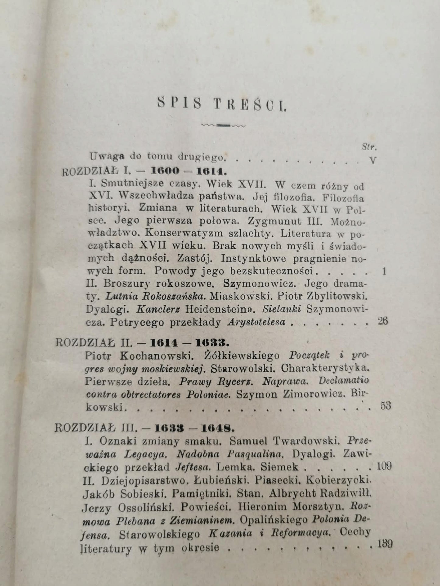 Historya literatury polskiej t. II, St. Tarnowski [Warszawa 1906]