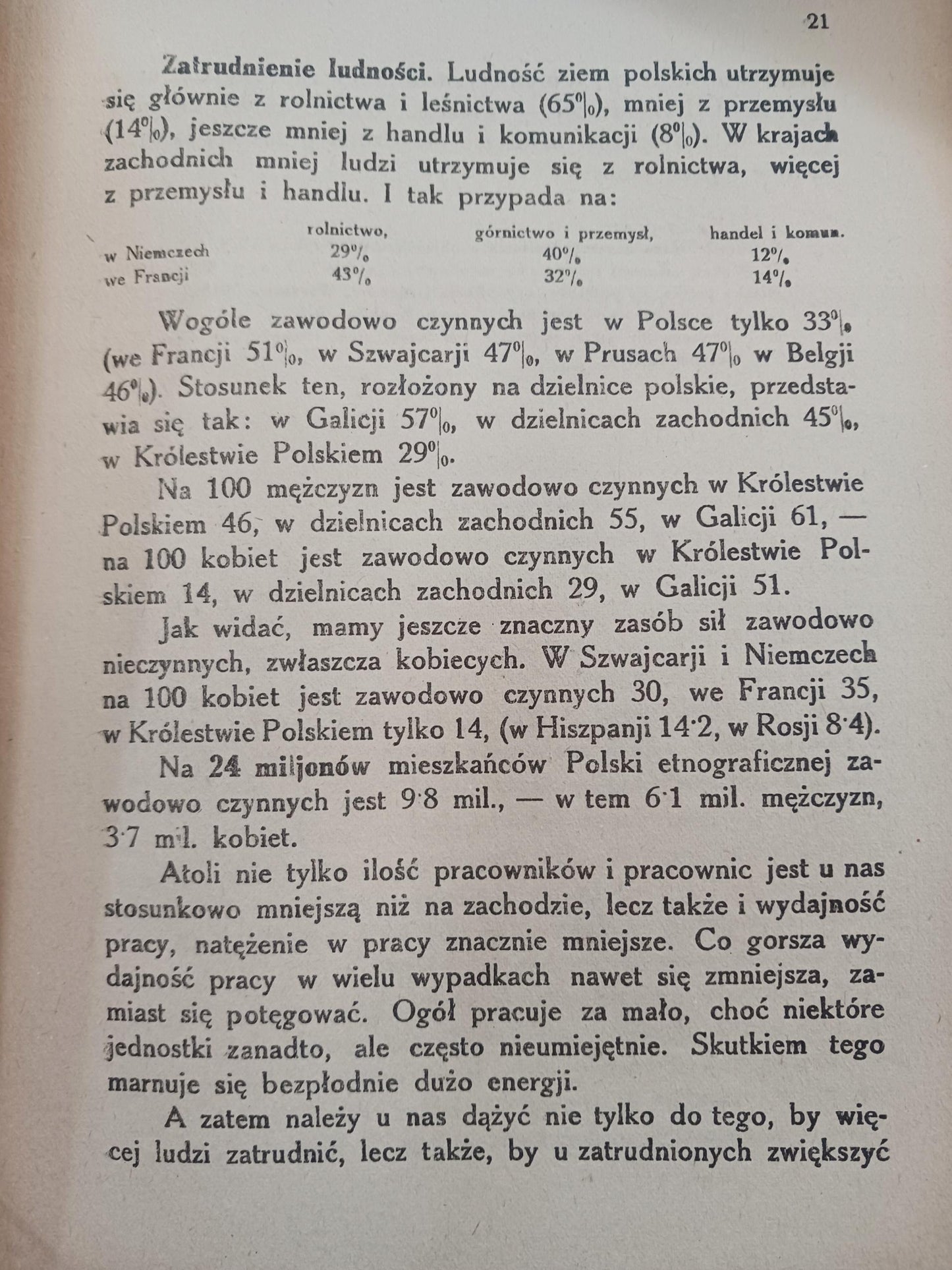 Geografja gospodarcza ziem polskich Herkulan Weigt [Wydanie z roku 1923]